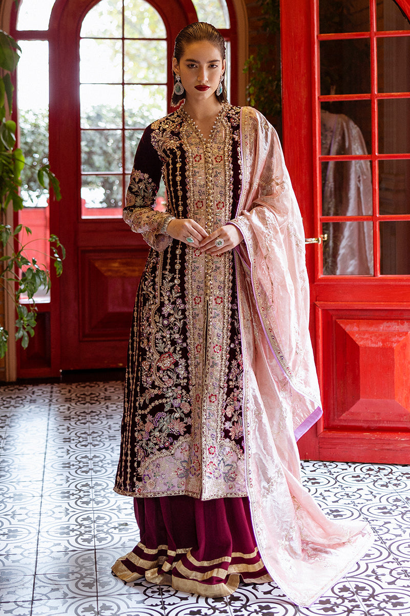 Mushq | Deja Vu Velvet | Sentimental Journey - Pakistani Designer Dress - by Mushq | Type: Ladies Clothes - 100% Original at Saira Sultan