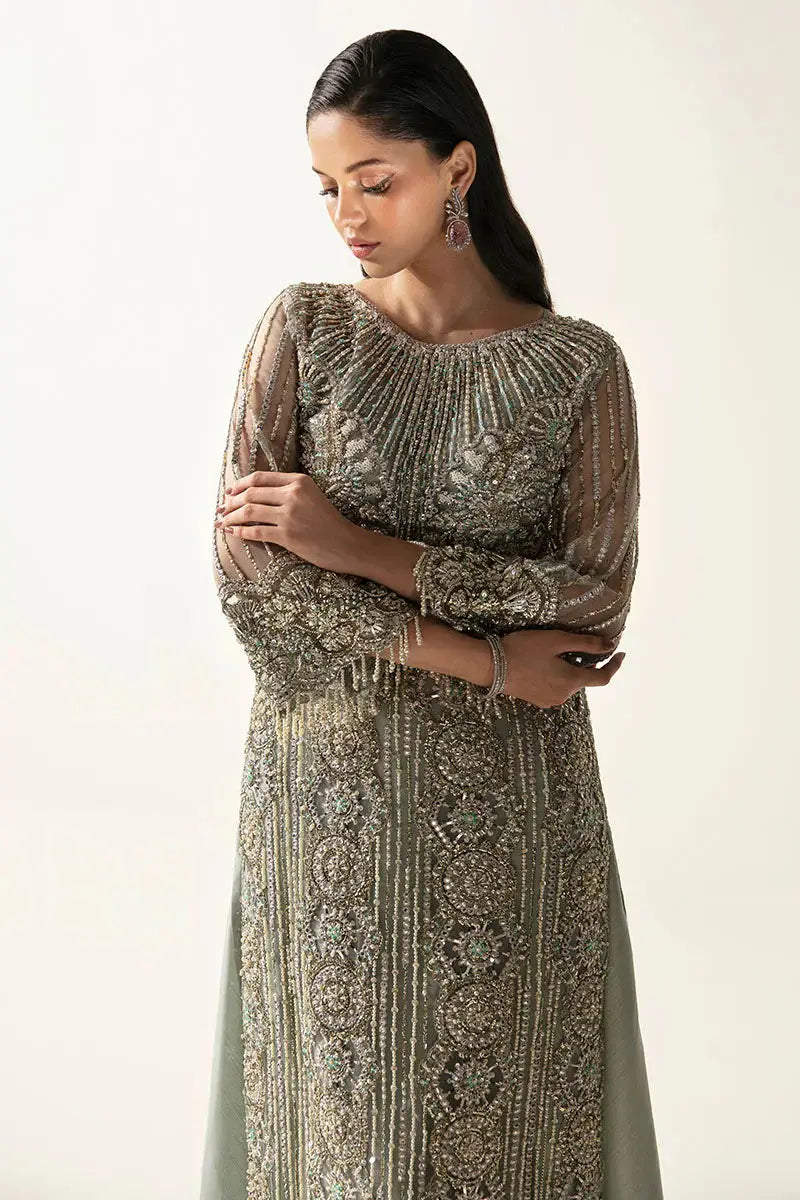 Mushq | Fleur Luxury Eid Pret | Meline - Pakistani Designer Dress - by Mushq | Type: Bridal - 100% Original at Saira Sultan