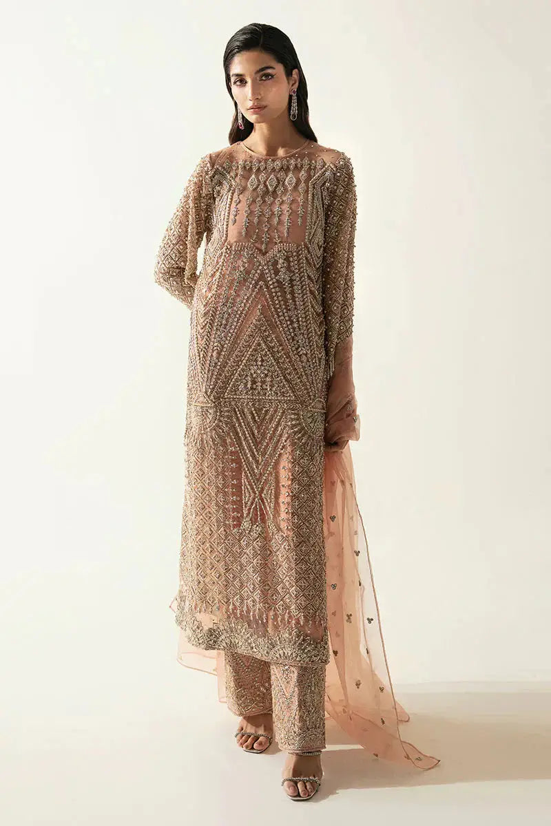 Mushq | Fleur Luxury Eid Pret | Zaria - Pakistani Designer Dress - by Mushq | Type: Bridal - 100% Original at Saira Sultan