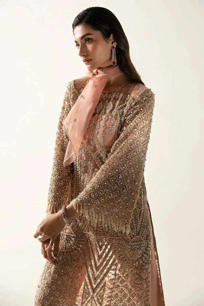 Mushq | Fleur Luxury Eid Pret | Zaria - Pakistani Designer Dress - by Mushq | Type: Bridal - 100% Original at Saira Sultan