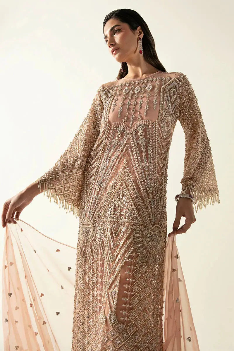 Mushq | Fleur Luxury Eid Pret | Zaria - Pakistani Designer Dress - by Mushq | Type: Bridal - 100% Original at Saira Sultan
