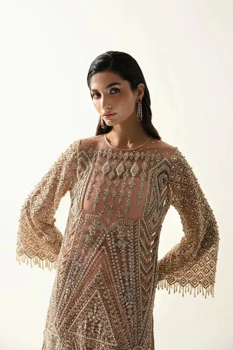 Mushq | Fleur Luxury Eid Pret | Zaria - Pakistani Designer Dress - by Mushq | Type: Bridal - 100% Original at Saira Sultan
