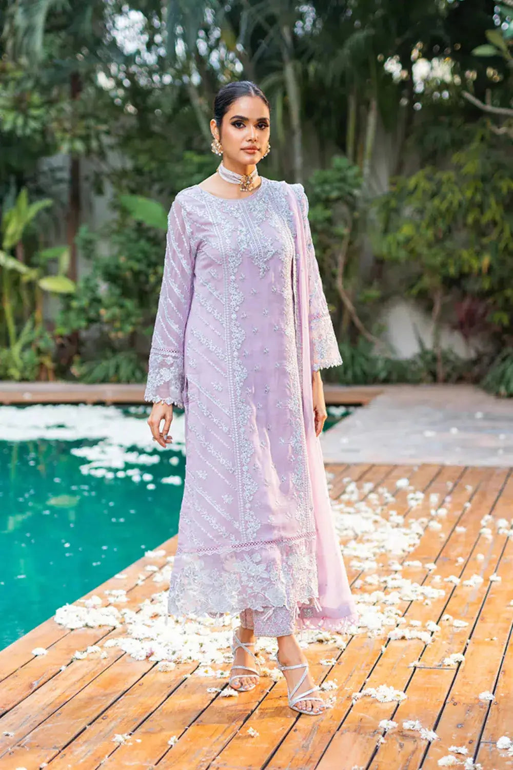 Azure | Embroidered Formals | Mystique Swan - Pakistani Designer Dress - by Azure | Type: Formal - 100% Original at Saira Sultan