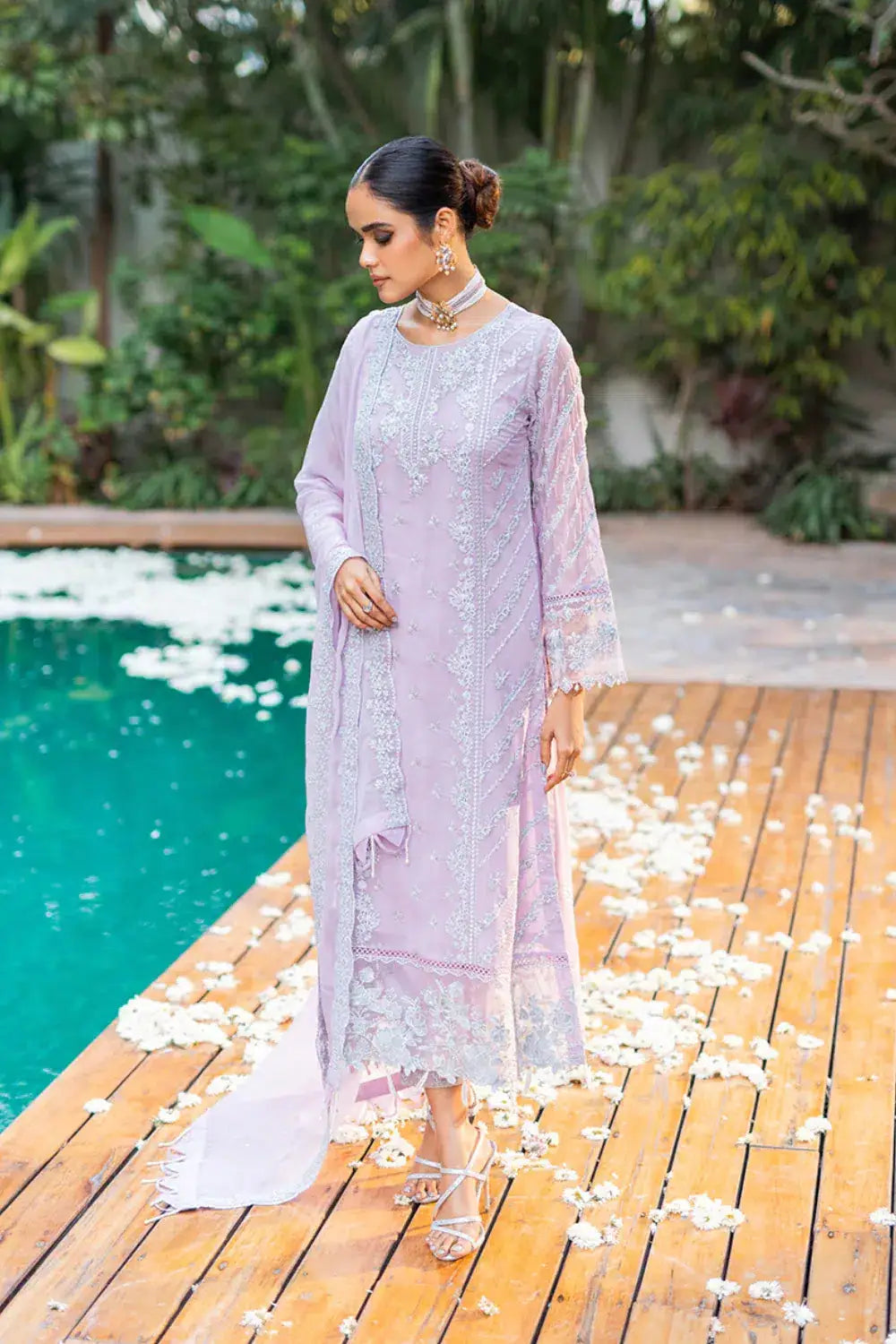 Azure | Embroidered Formals | Mystique Swan - Pakistani Designer Dress - by Azure | Type: Formal - 100% Original at Saira Sultan