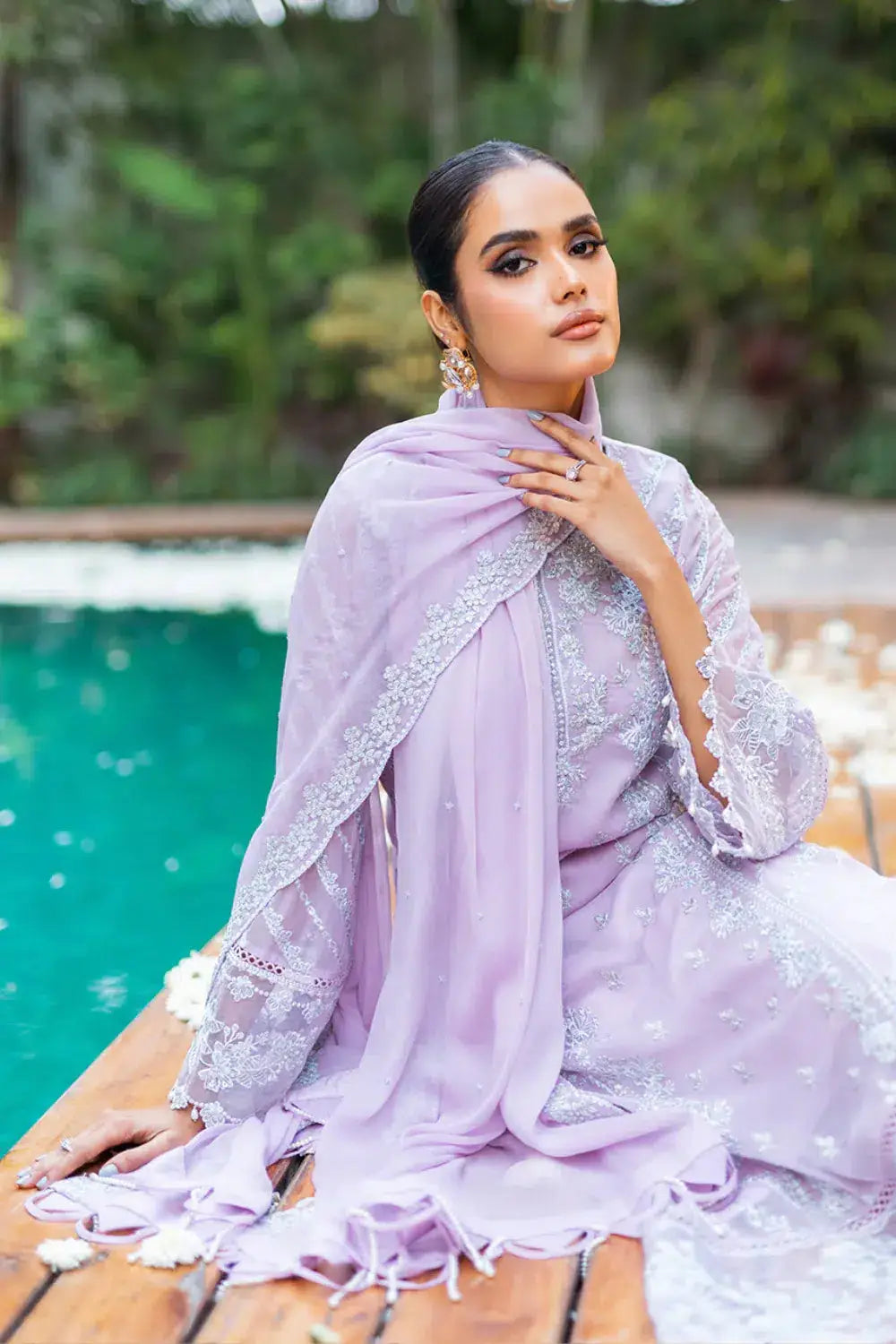 Azure | Embroidered Formals | Mystique Swan - Pakistani Designer Dress - by Azure | Type: Formal - 100% Original at Saira Sultan