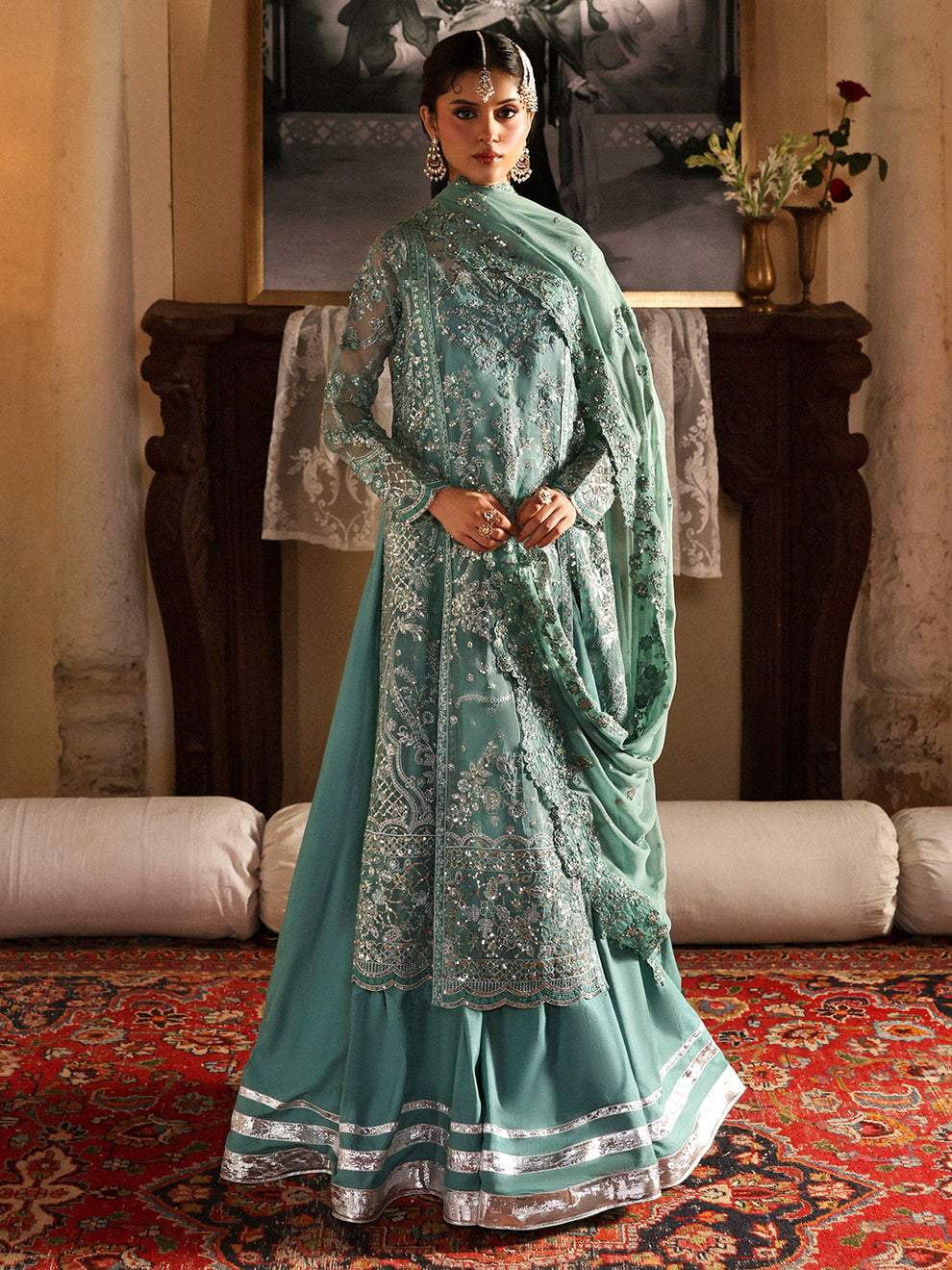 Mahnur | Pakeeza Luxury Formals | Nashmira | PK - 05 - Pakistani Designer Dress - by Mahnur - Type : Ladies Clothes - 100% Original at Saira Sultan