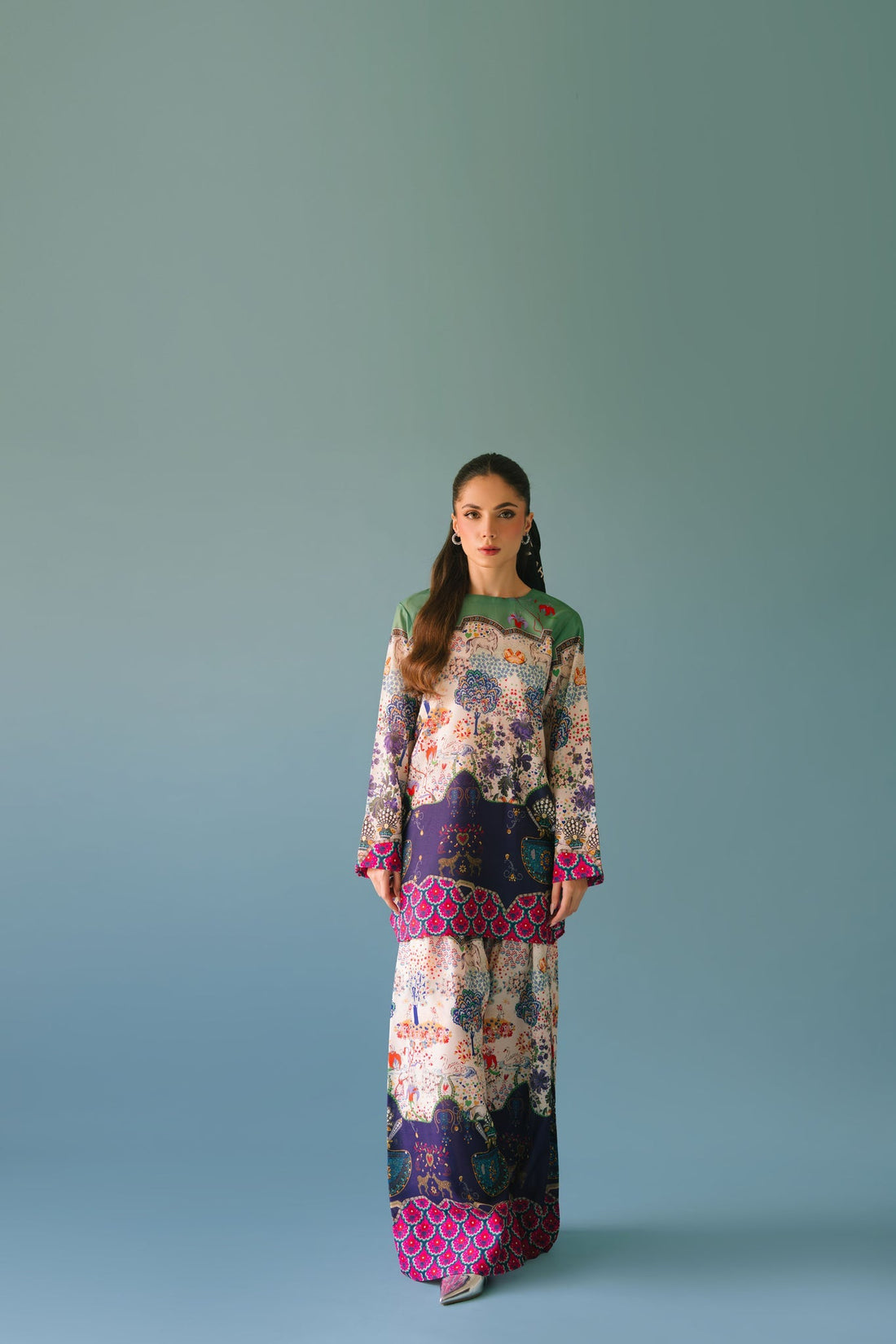 Sammy K | Lawn Pret 25 | Hanging Garden - Pakistani Designer Dress - by Sammy K - Type : Ladies Clothes - 100% Original at Saira Sultan