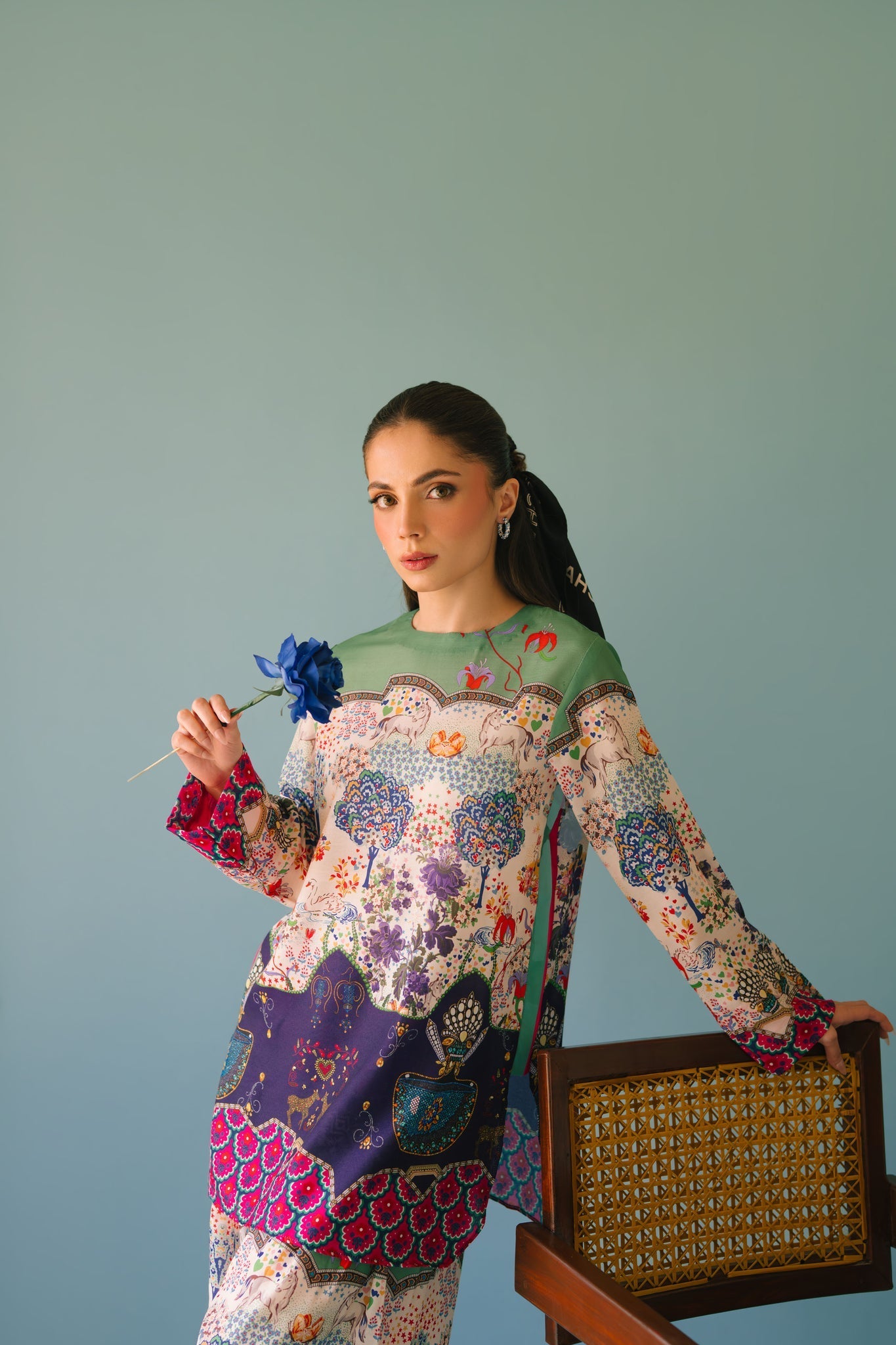 Sammy K | Lawn Pret 25 | Hanging Garden - Pakistani Designer Dress - by Sammy K - Type : Ladies Clothes - 100% Original at Saira Sultan