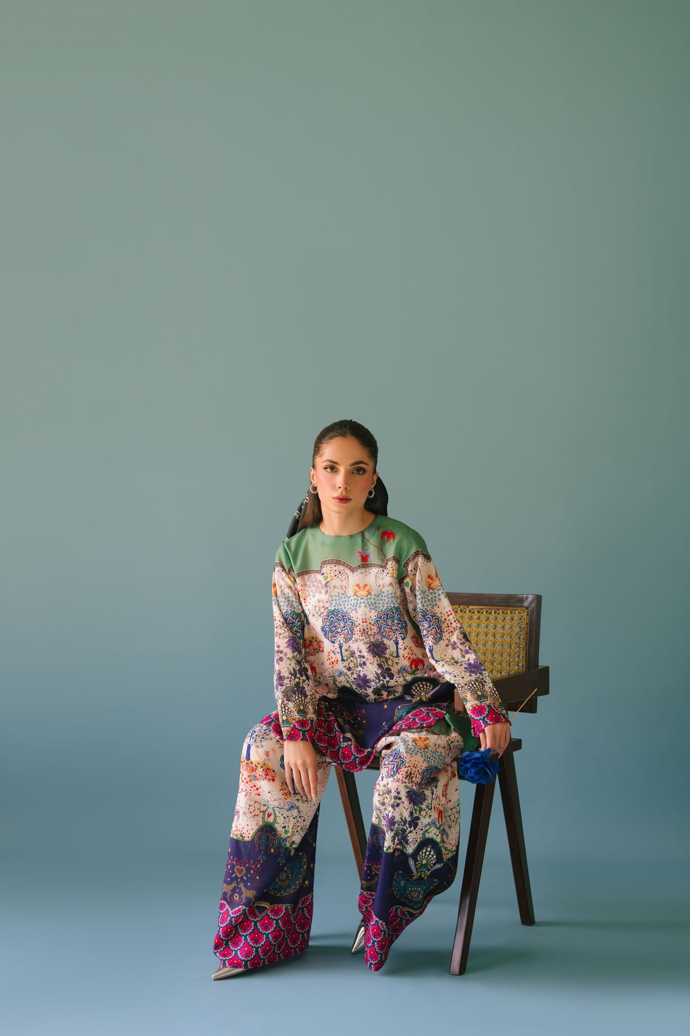 Sammy K | Lawn Pret 25 | Hanging Garden - Pakistani Designer Dress - by Sammy K - Type : Ladies Clothes - 100% Original at Saira Sultan