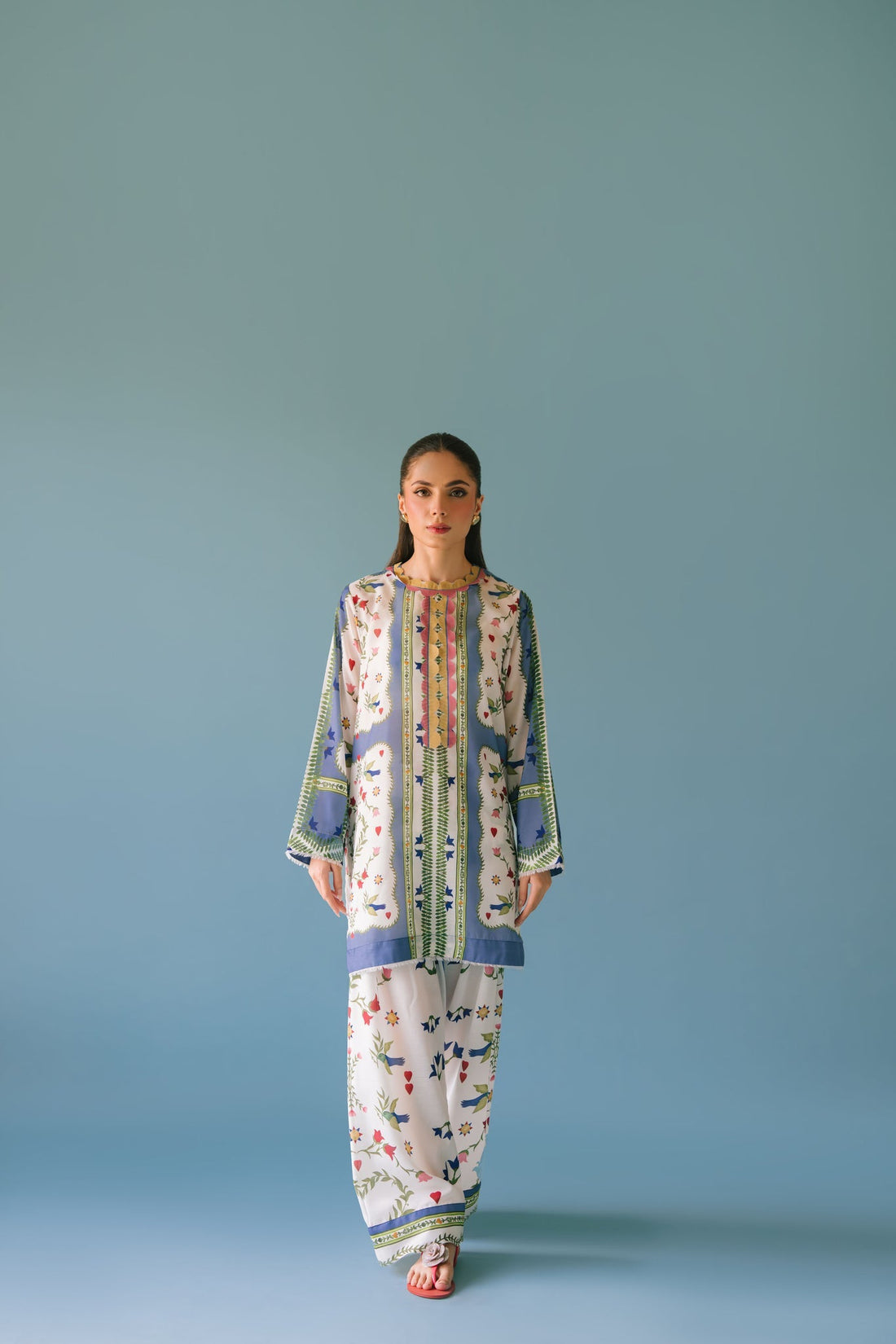 Sammy K | Lawn Pret 25 | flower bud - Pakistani Designer Dress - by Sammy K - Type : Ladies Clothes - 100% Original at Saira Sultan