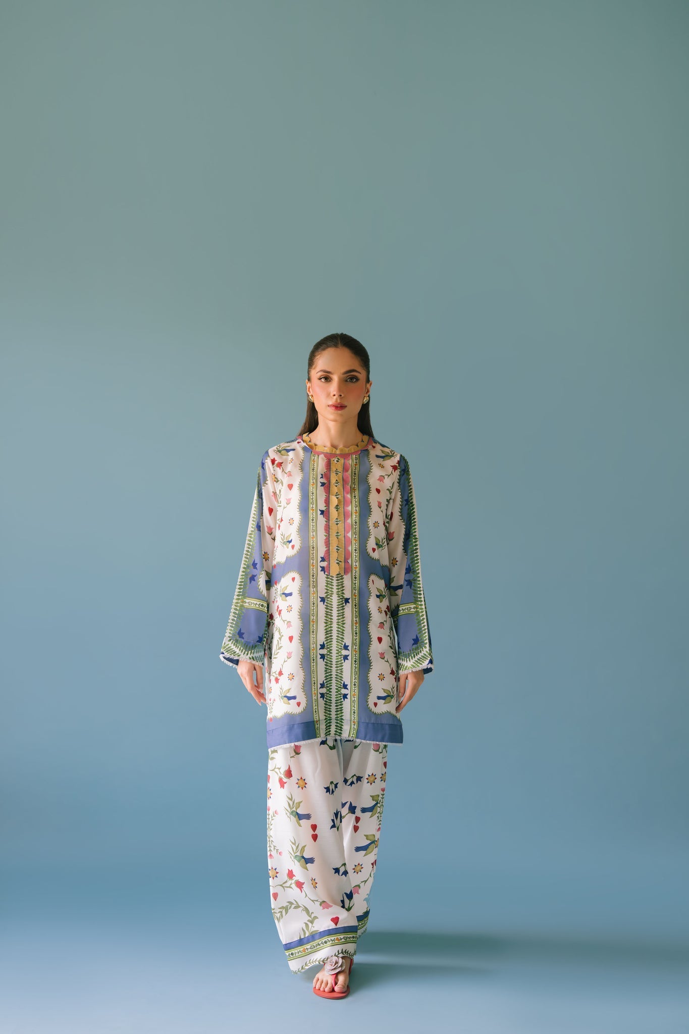 Sammy K | Lawn Pret 25 | flower bud - Pakistani Designer Dress - by Sammy K - Type : Ladies Clothes - 100% Original at Saira Sultan