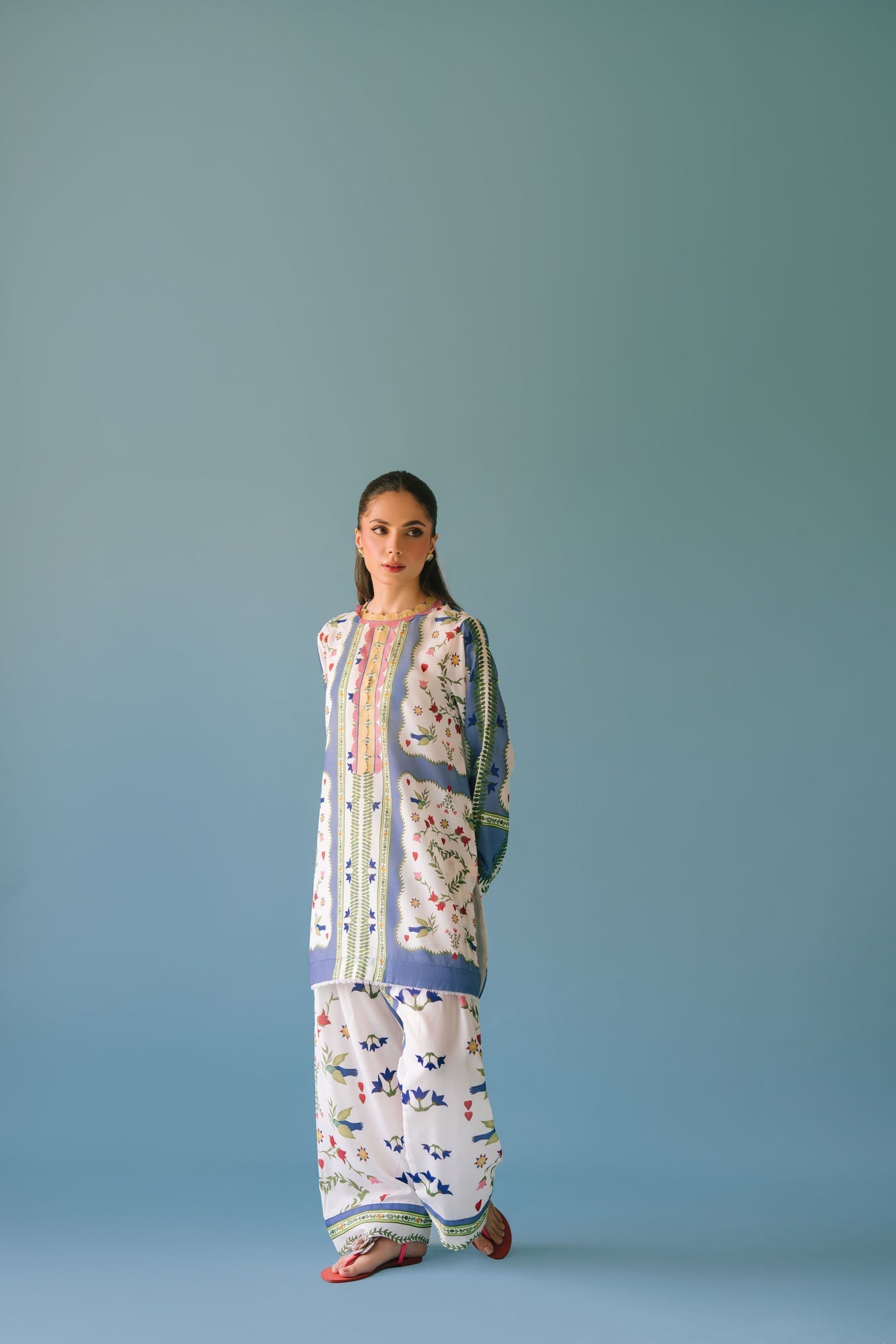 Sammy K | Lawn Pret 25 | flower bud - Pakistani Designer Dress - by Sammy K - Type : Ladies Clothes - 100% Original at Saira Sultan