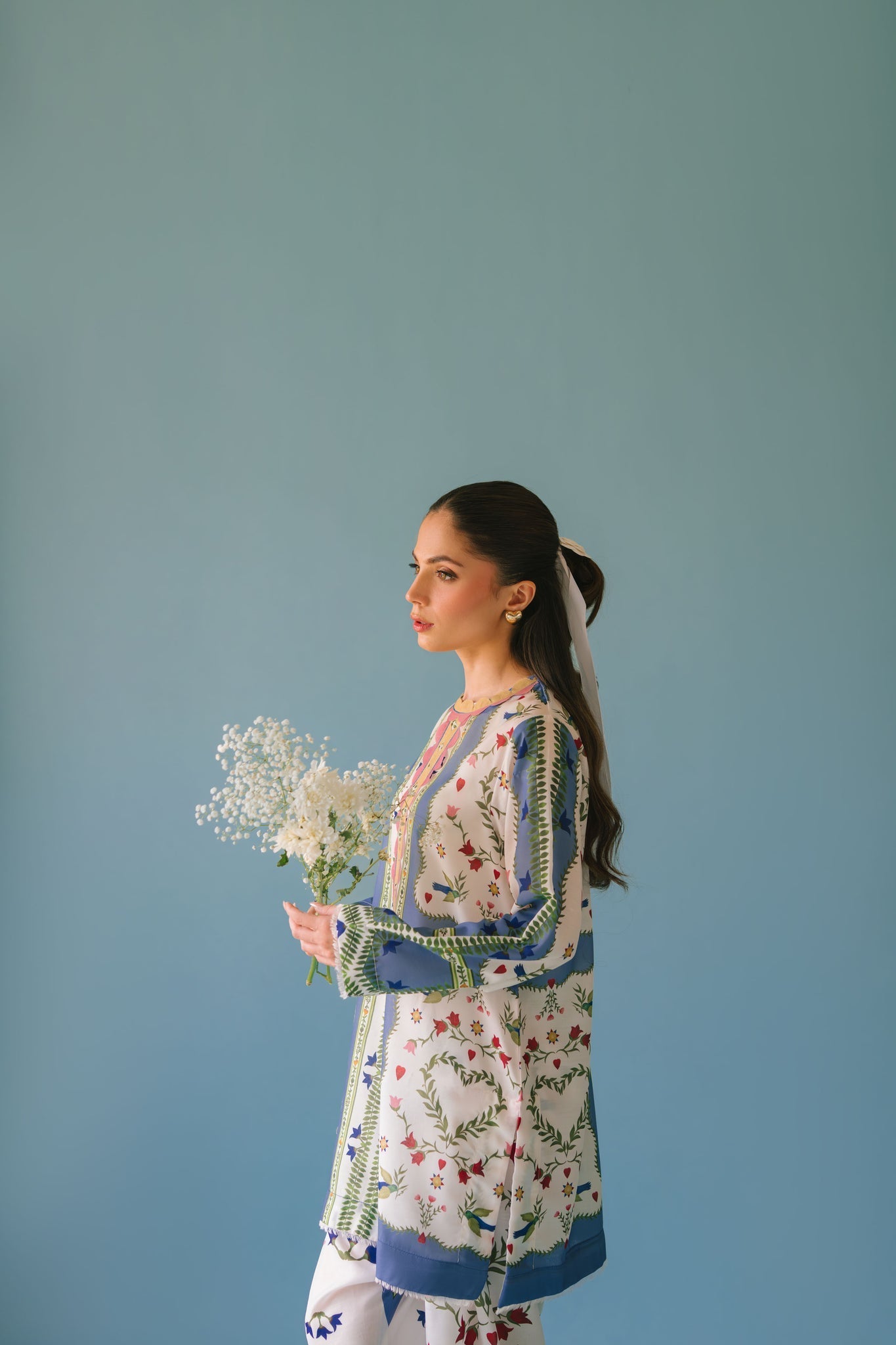 Sammy K | Lawn Pret 25 | flower bud - Pakistani Designer Dress - by Sammy K - Type : Ladies Clothes - 100% Original at Saira Sultan