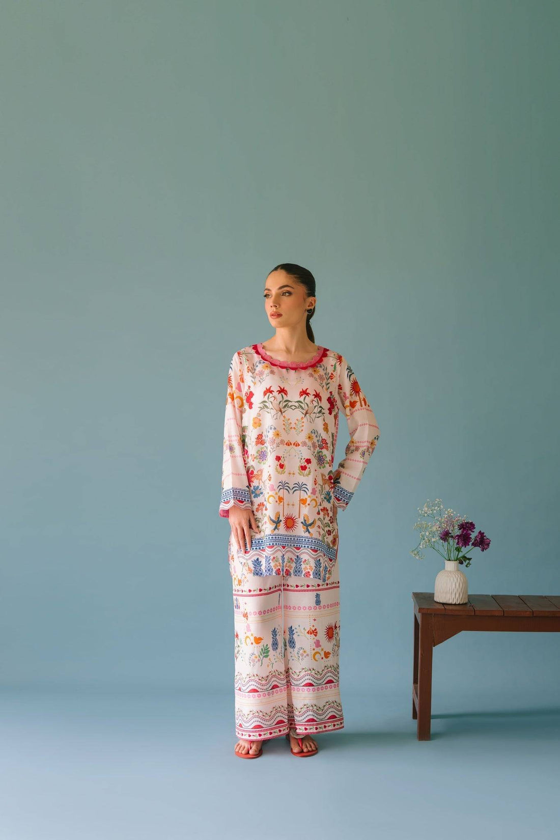 Sammy K | Aadat Festive Edition | Tropical Breeze - Pakistani Designer Dress - by Sammy K - Type : Ladies Clothes - 100% Original at Saira Sultan