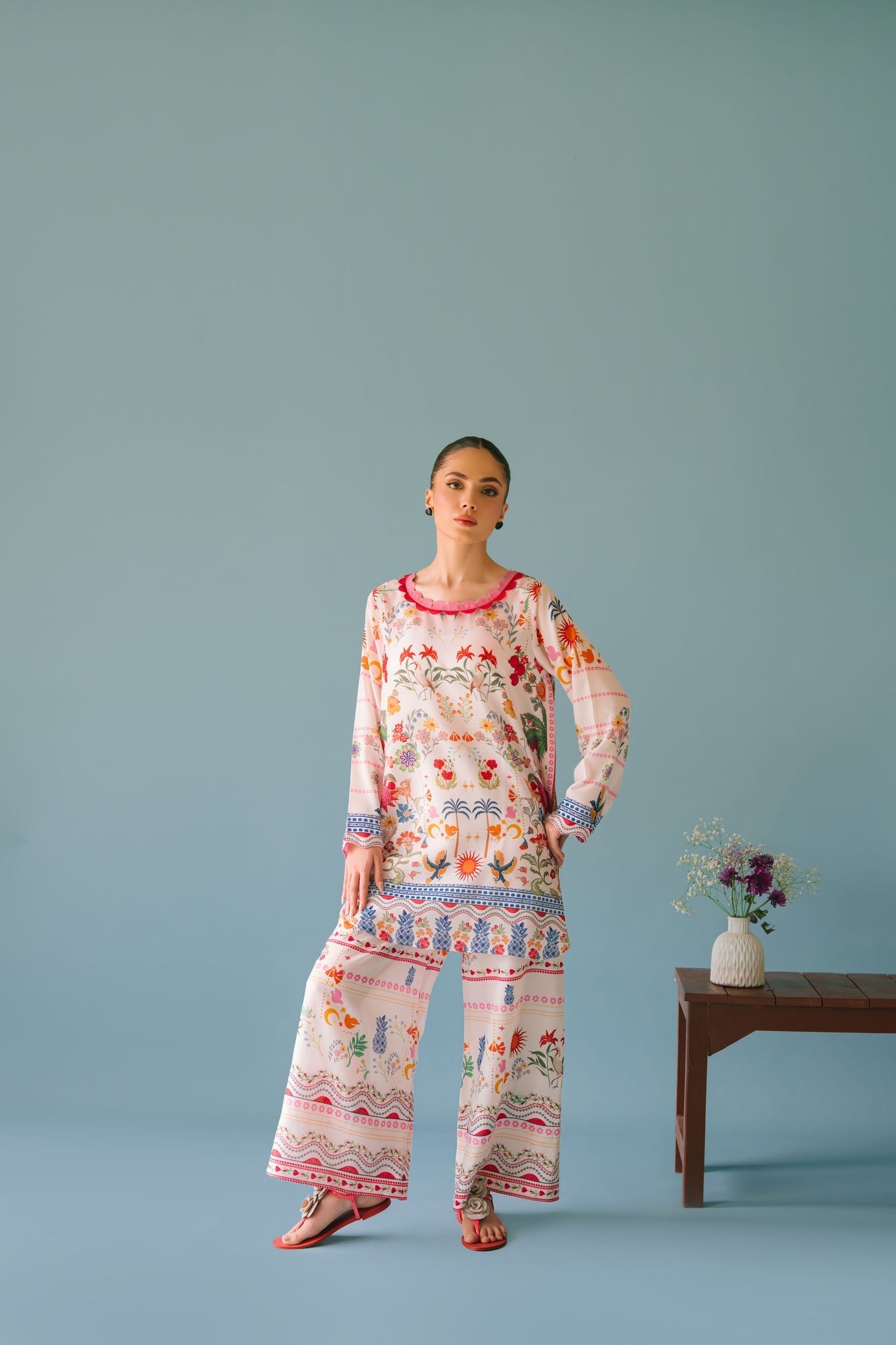 Sammy K | Aadat Festive Edition | Tropical Breeze - Pakistani Designer Dress - by Sammy K - Type : Ladies Clothes - 100% Original at Saira Sultan