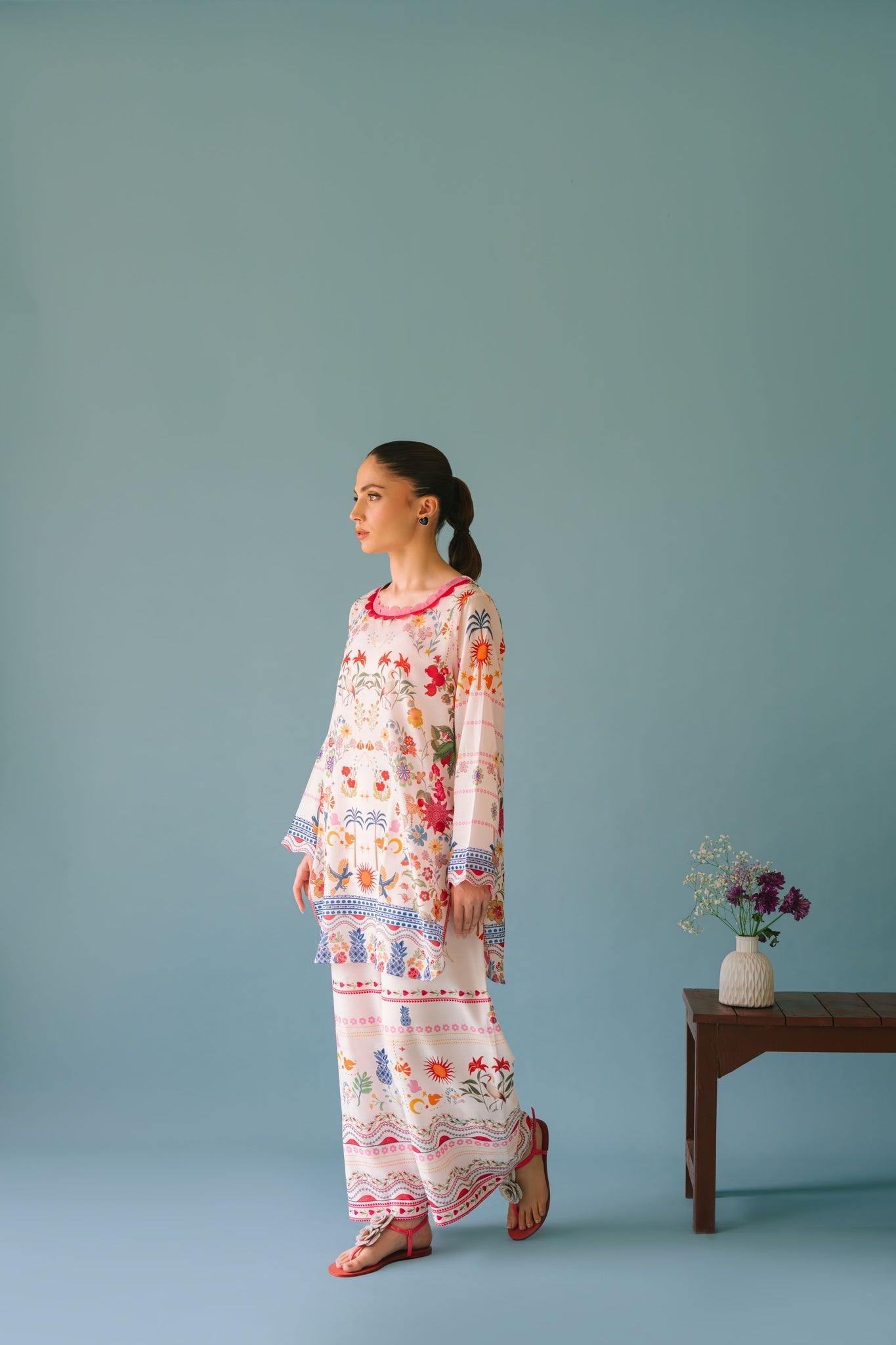 Sammy K | Aadat Festive Edition | Tropical Breeze - Pakistani Designer Dress - by Sammy K - Type : Ladies Clothes - 100% Original at Saira Sultan