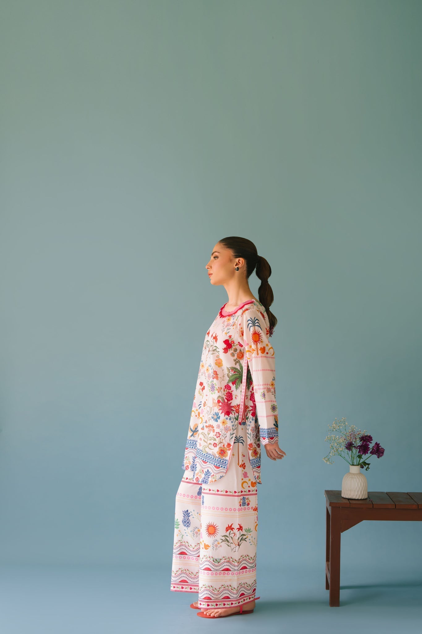 Sammy K | Aadat Festive Edition | Tropical Breeze - Pakistani Designer Dress - by Sammy K - Type : Ladies Clothes - 100% Original at Saira Sultan
