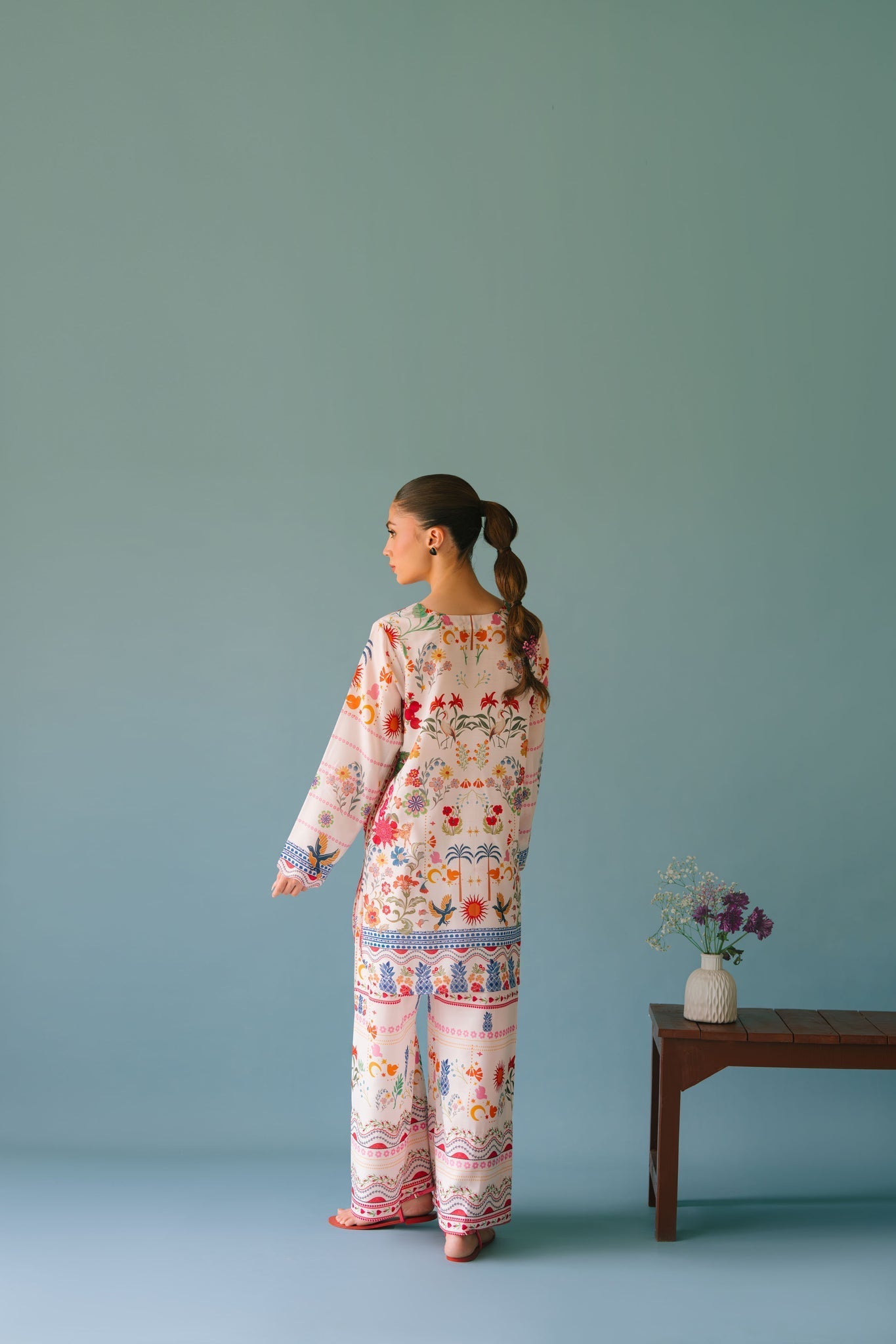 Sammy K | Aadat Festive Edition | Tropical Breeze - Pakistani Designer Dress - by Sammy K - Type : Ladies Clothes - 100% Original at Saira Sultan
