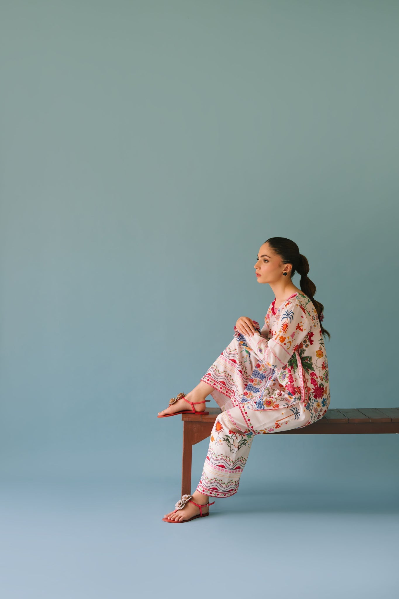 Sammy K | Aadat Festive Edition | Tropical Breeze - Pakistani Designer Dress - by Sammy K - Type : Ladies Clothes - 100% Original at Saira Sultan
