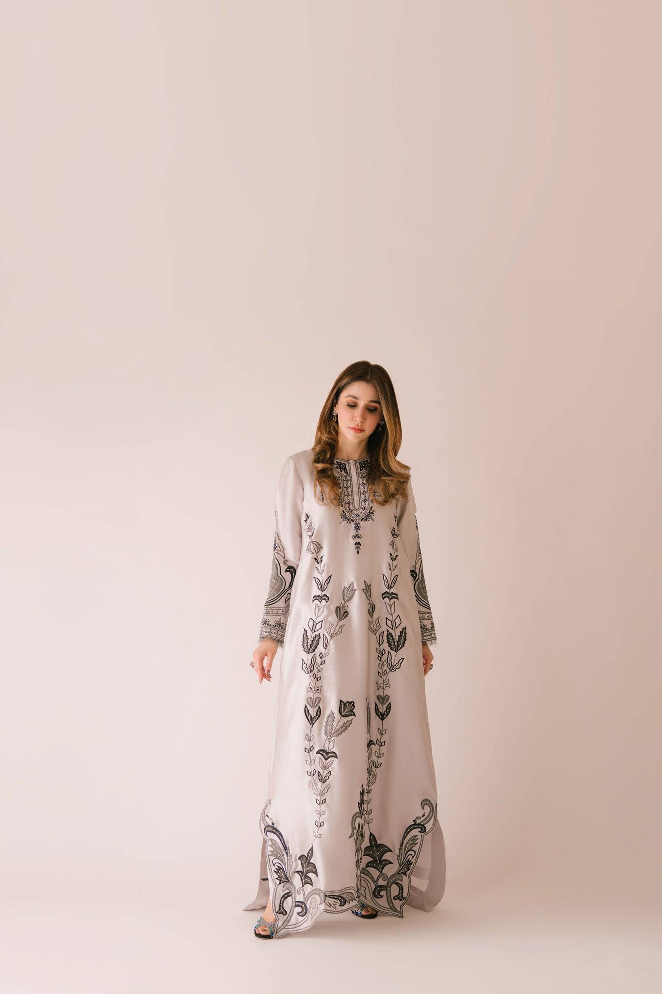 Sammy K | Aadat Festive Edition |Sea Holly - Pakistani Designer Dress - by Sammy K - Type : Ladies Clothes - 100% Original at Saira Sultan