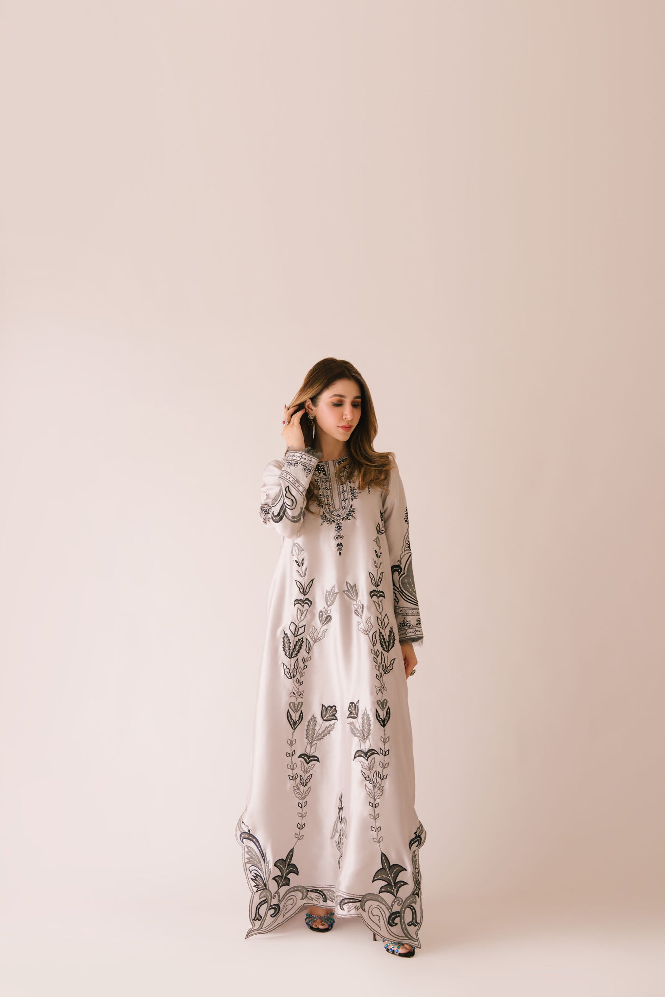 Sammy K | Aadat Festive Edition |Sea Holly - Pakistani Designer Dress - by Sammy K - Type : Ladies Clothes - 100% Original at Saira Sultan