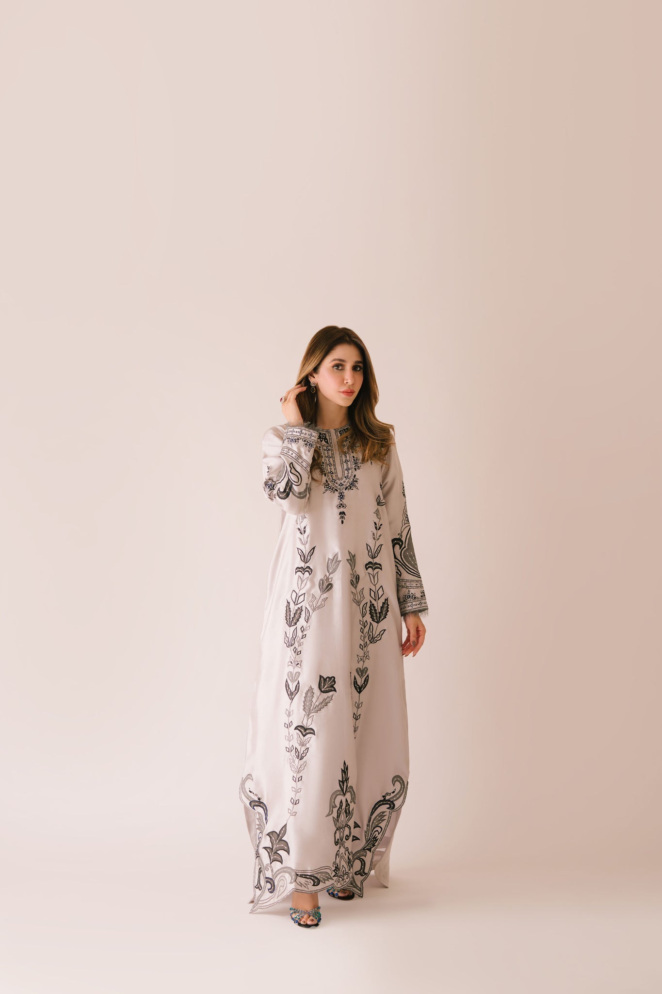 Sammy K | Aadat Festive Edition |Sea Holly - Pakistani Designer Dress - by Sammy K - Type : Ladies Clothes - 100% Original at Saira Sultan