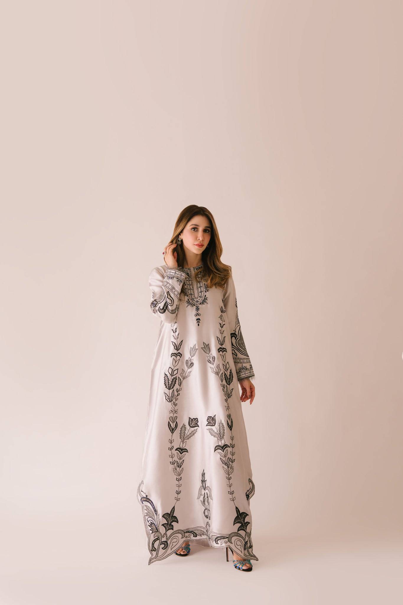 Sammy K | Aadat Festive Edition |Sea Holly - Pakistani Designer Dress - by Sammy K - Type : Ladies Clothes - 100% Original at Saira Sultan