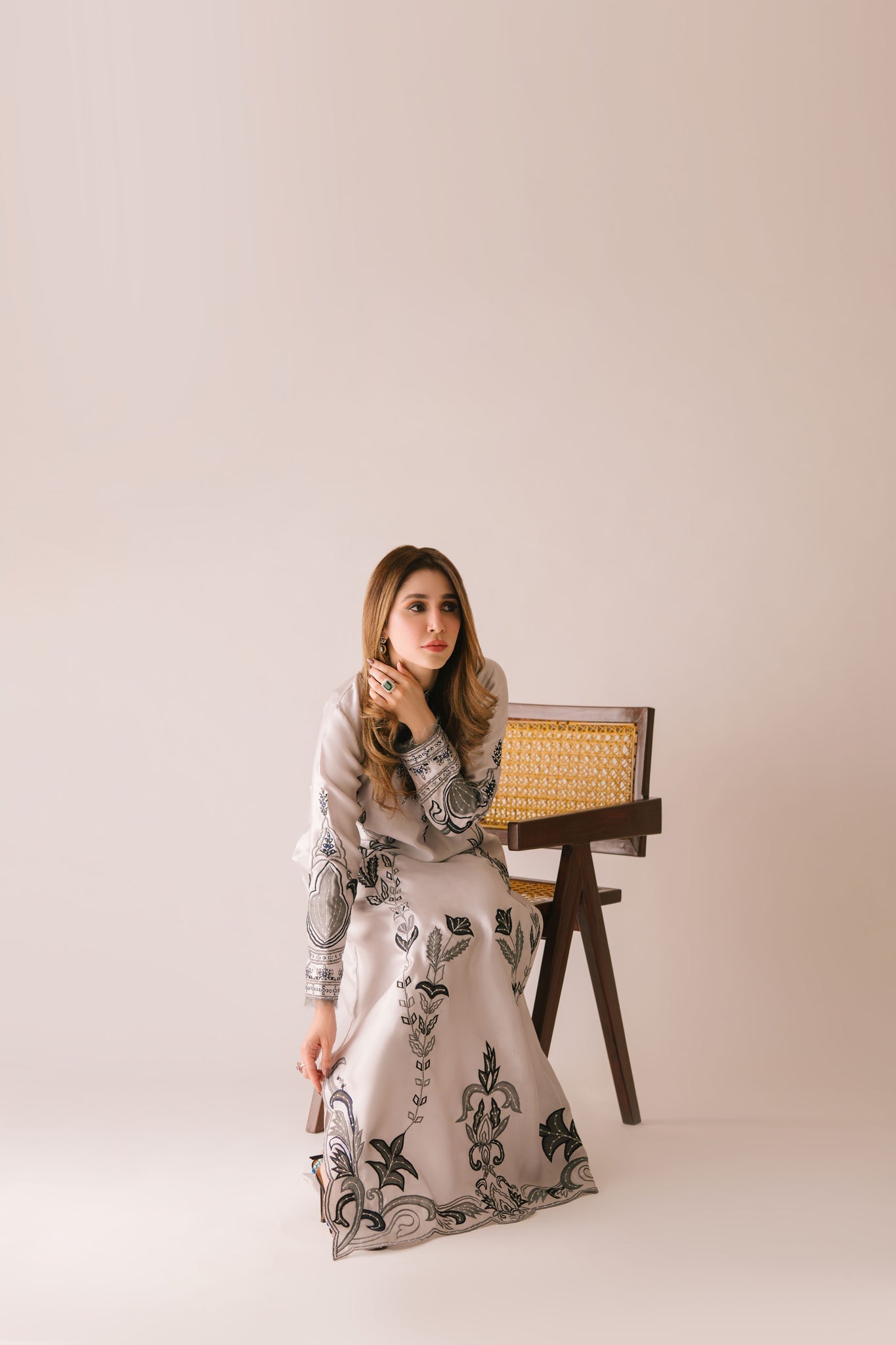 Sammy K | Aadat Festive Edition |Sea Holly - Pakistani Designer Dress - by Sammy K - Type : Ladies Clothes - 100% Original at Saira Sultan