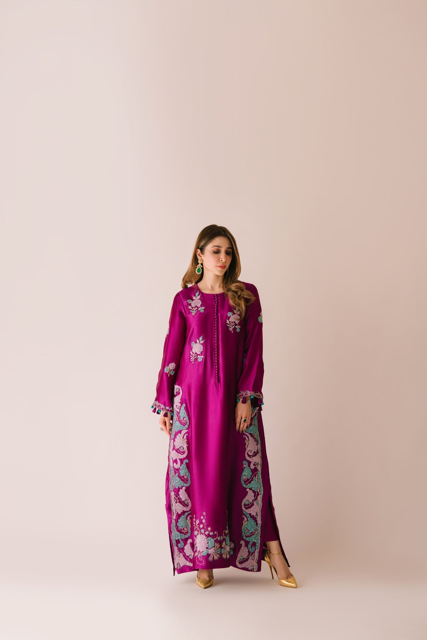 Sammy K | Aadat Festive Edition | Cyprus Vine - Pakistani Designer Dress - by Sammy K - Type : Ladies Clothes - 100% Original at Saira Sultan