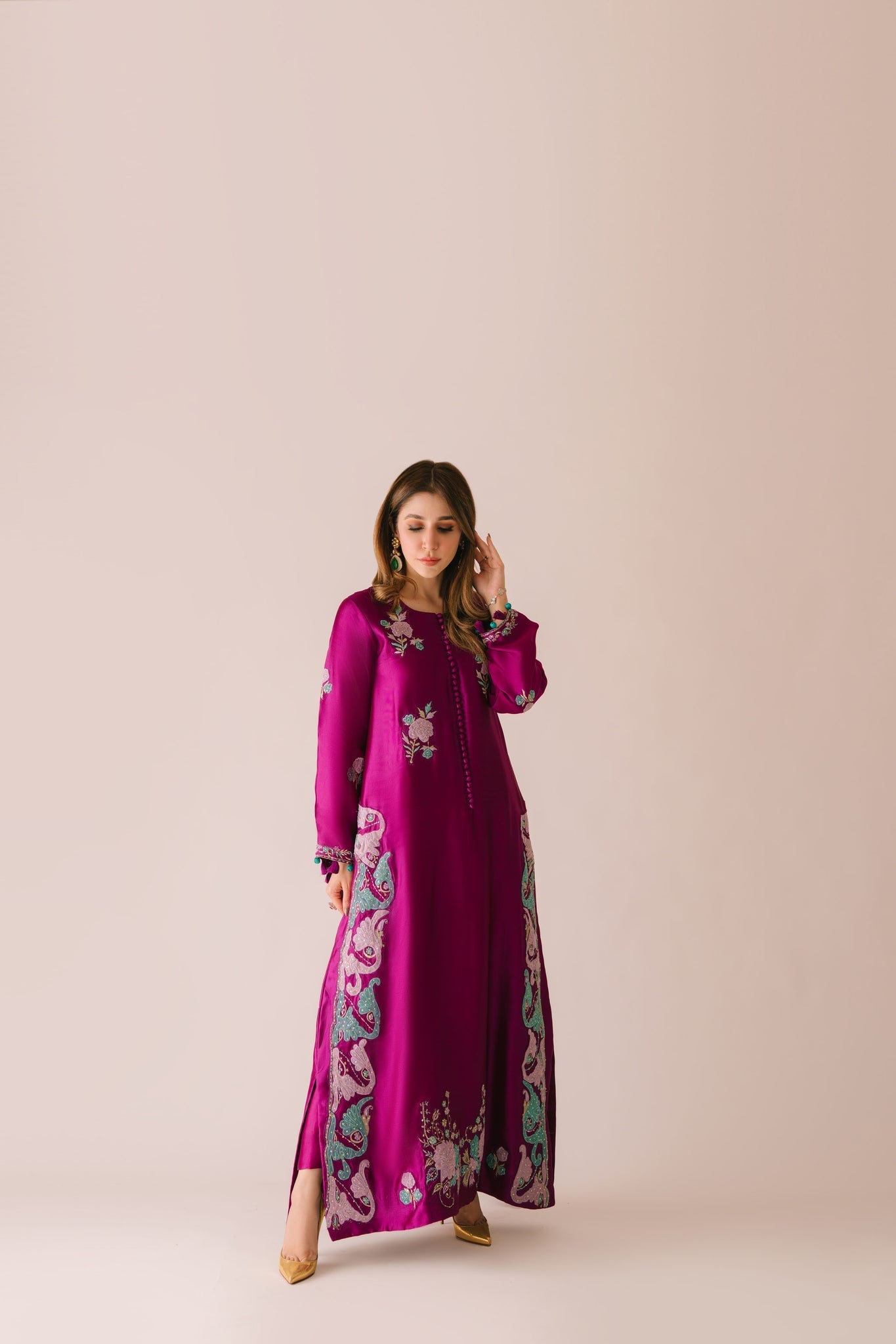 Sammy K | Aadat Festive Edition | Cyprus Vine - Pakistani Designer Dress - by Sammy K - Type : Ladies Clothes - 100% Original at Saira Sultan