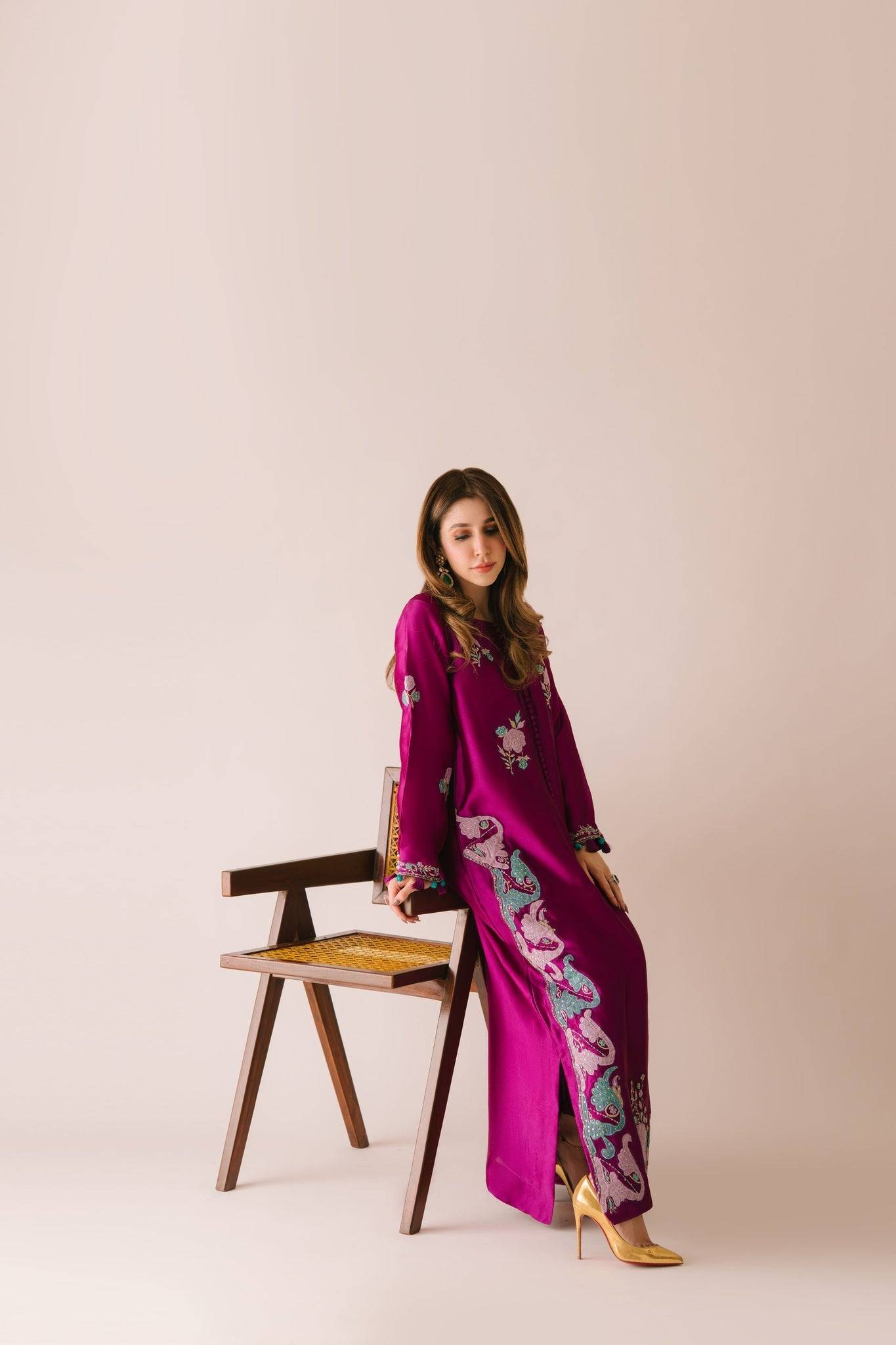 Sammy K | Aadat Festive Edition | Cyprus Vine - Pakistani Designer Dress - by Sammy K - Type : Ladies Clothes - 100% Original at Saira Sultan