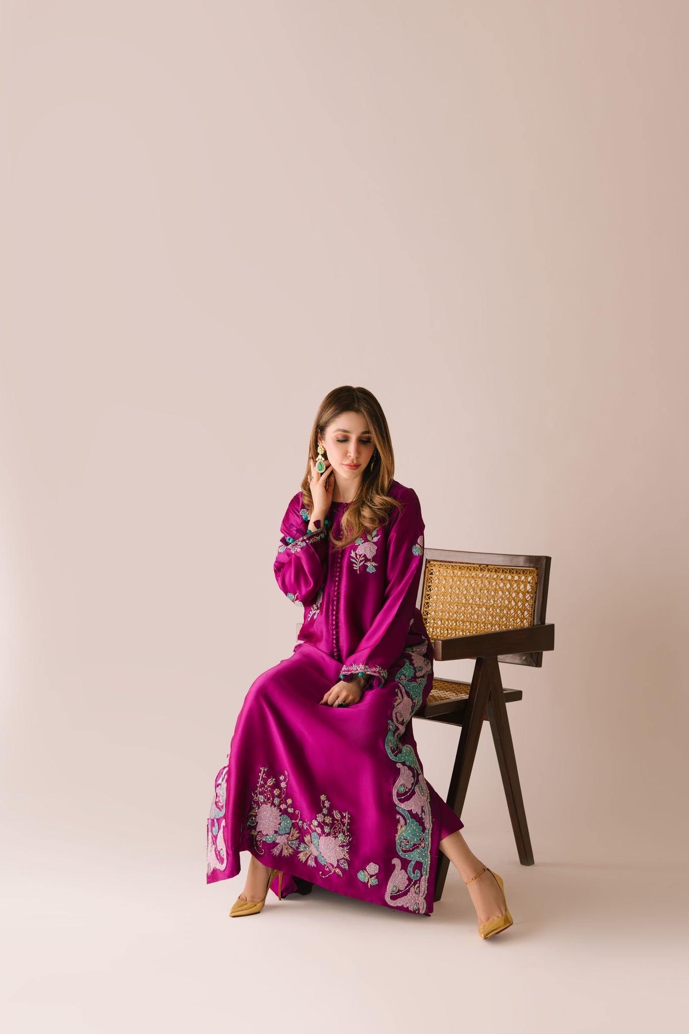 Sammy K | Aadat Festive Edition | Cyprus Vine - Pakistani Designer Dress - by Sammy K - Type : Ladies Clothes - 100% Original at Saira Sultan