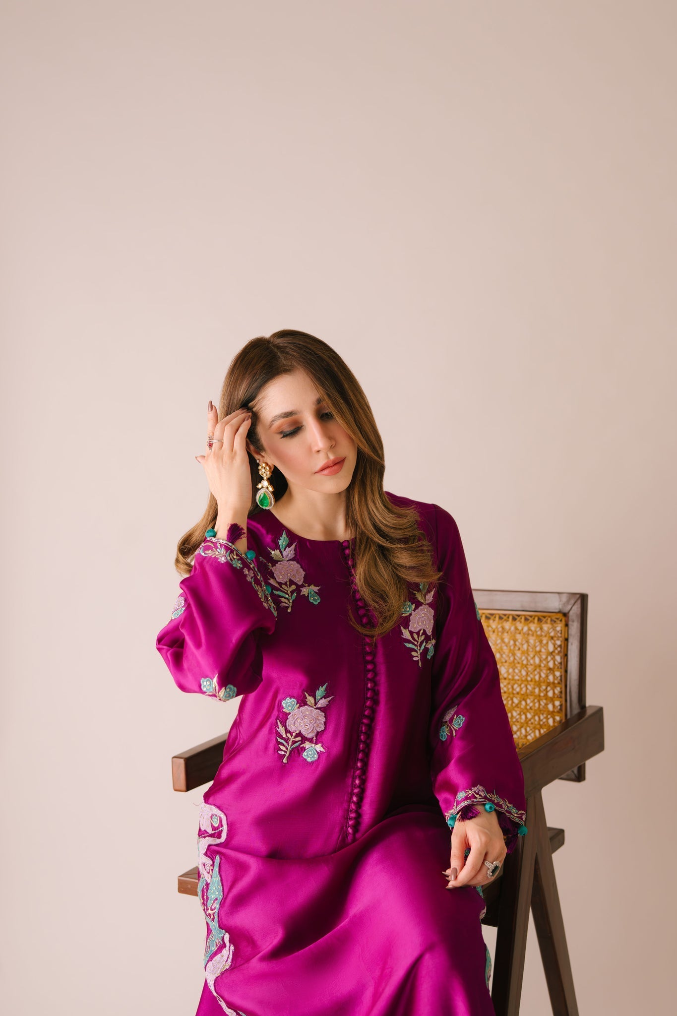 Sammy K | Aadat Festive Edition | Cyprus Vine - Pakistani Designer Dress - by Sammy K - Type : Ladies Clothes - 100% Original at Saira Sultan