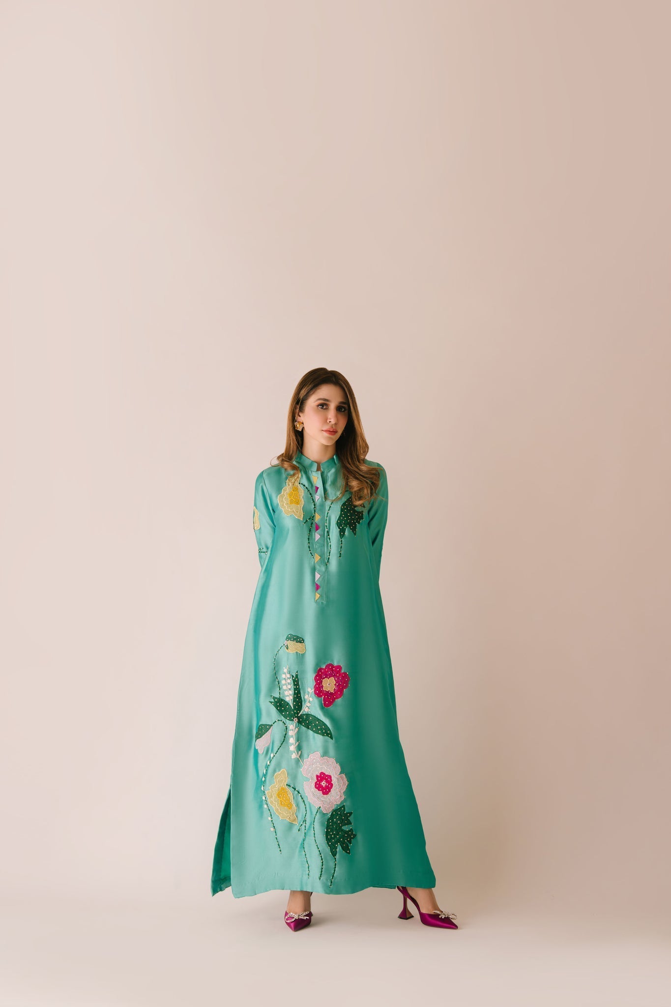 Sammy K | Aadat Festive Edition | Green Goddess - Pakistani Designer Dress - by Sammy K - Type : Ladies Clothes - 100% Original at Saira Sultan
