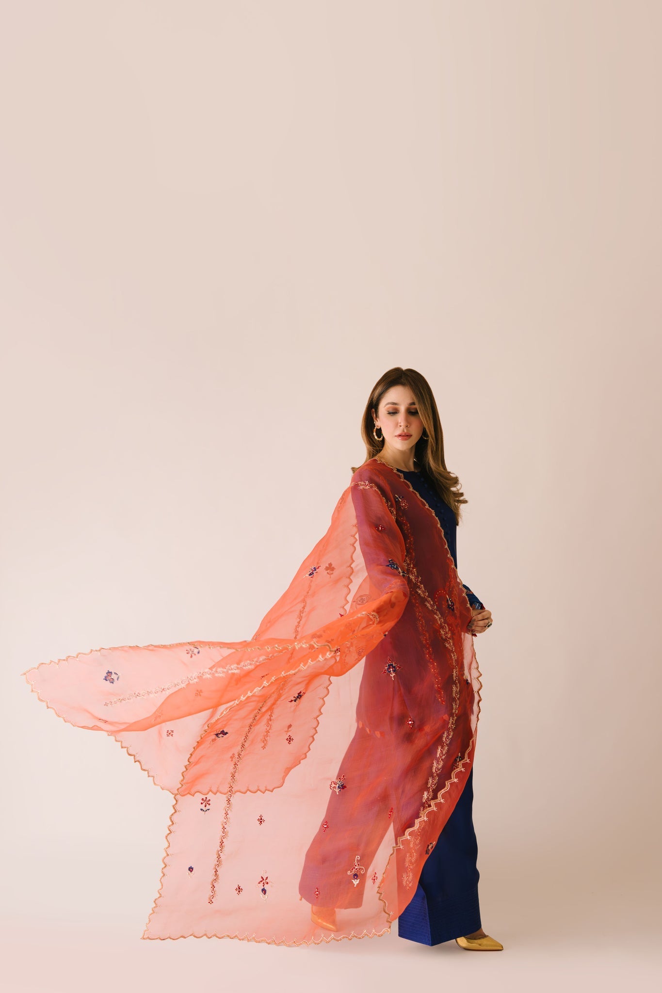 Sammy K | Aadat Festive Edition | Corn Flower - Pakistani Designer Dress - by Sammy K - Type : Ladies Clothes - 100% Original at Saira Sultan