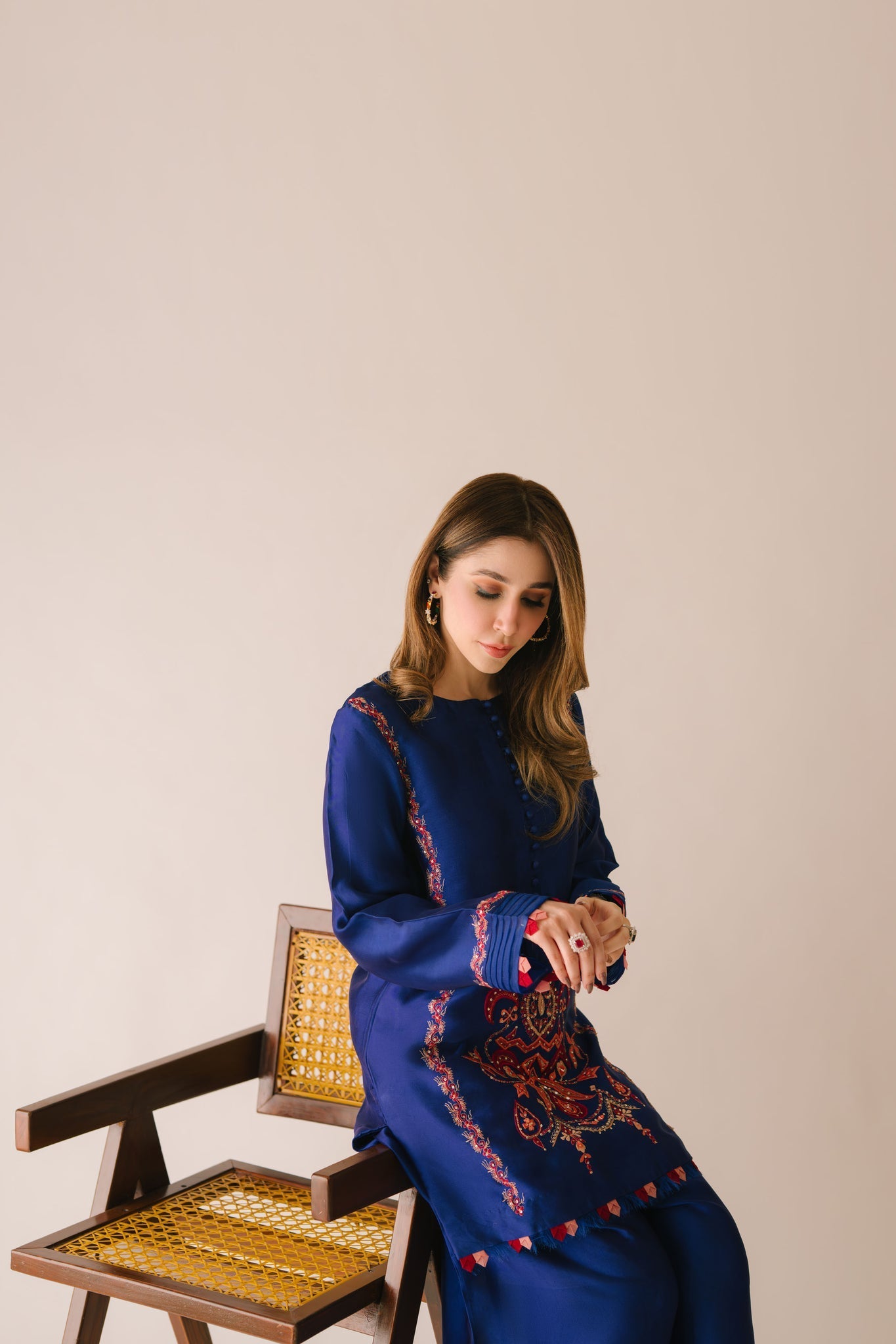 Sammy K | Aadat Festive Edition | Corn Flower - Pakistani Designer Dress - by Sammy K - Type : Ladies Clothes - 100% Original at Saira Sultan