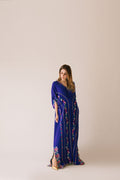 Sammy K | Aadat Festive Edition | Blue Bell Caftan - Pakistani Designer Dress - by Sammy K - Type : Ladies Clothes - 100% Original at Saira Sultan