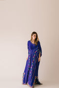 Sammy K | Aadat Festive Edition | Blue Bell Caftan - Pakistani Designer Dress - by Sammy K - Type : Ladies Clothes - 100% Original at Saira Sultan