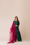 Sammy K | Aadat Festive Edition | Green Moon - Pakistani Designer Dress - by Sammy K - Type : Ladies Clothes - 100% Original at Saira Sultan