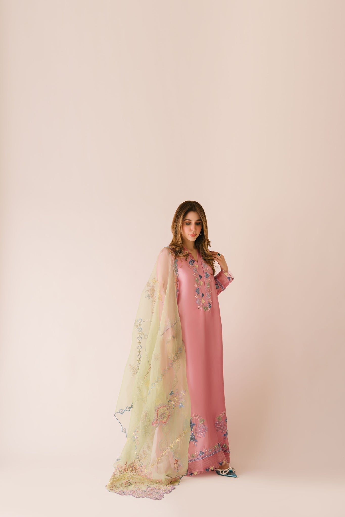 Sammy K | Aadat Festive Edition |Spray Rose - Pakistani Designer Dress - by Sammy K - Type : Ladies Clothes - 100% Original at Saira Sultan
