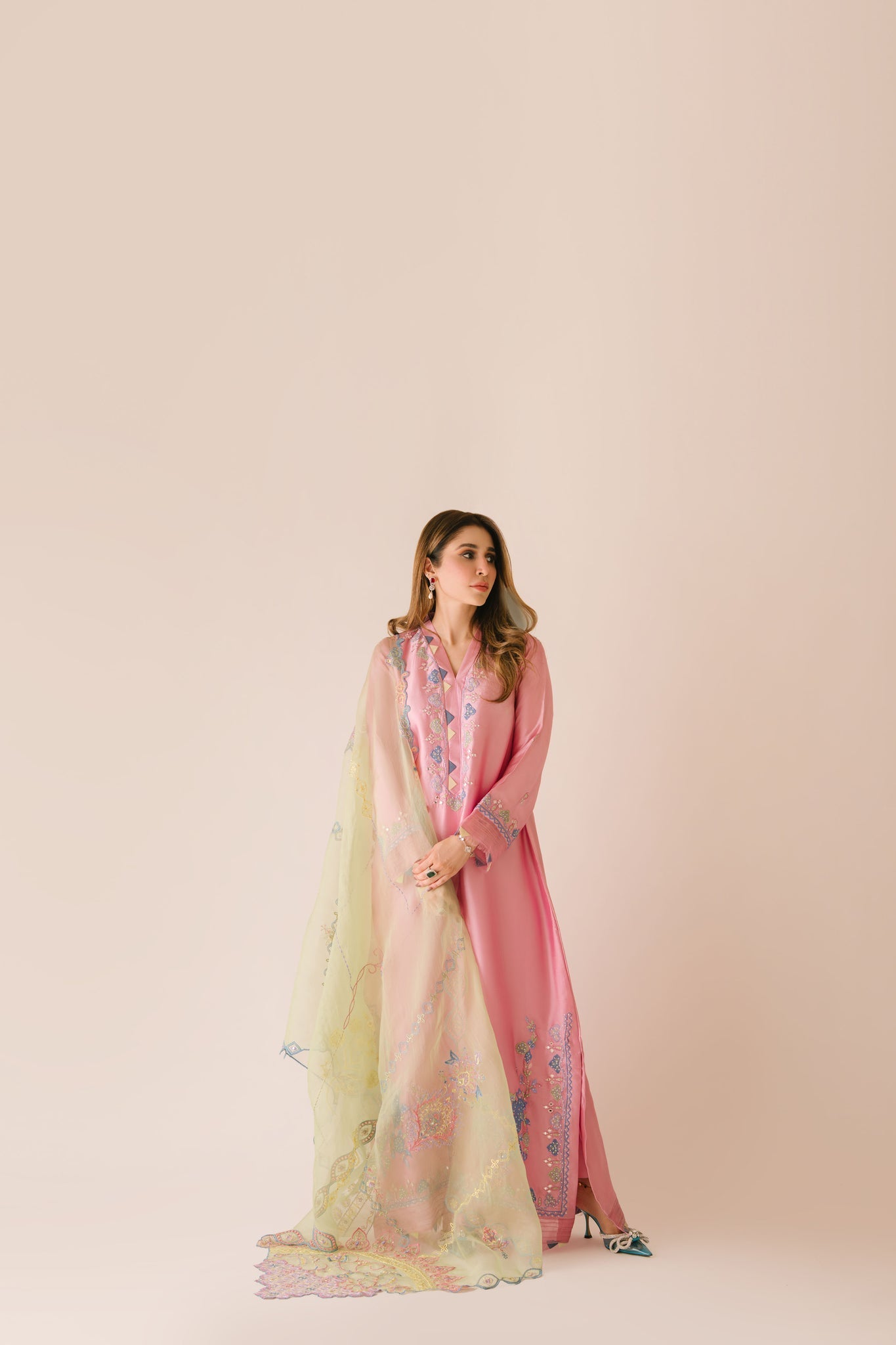 Sammy K | Aadat Festive Edition |Spray Rose - Pakistani Designer Dress - by Sammy K - Type : Ladies Clothes - 100% Original at Saira Sultan