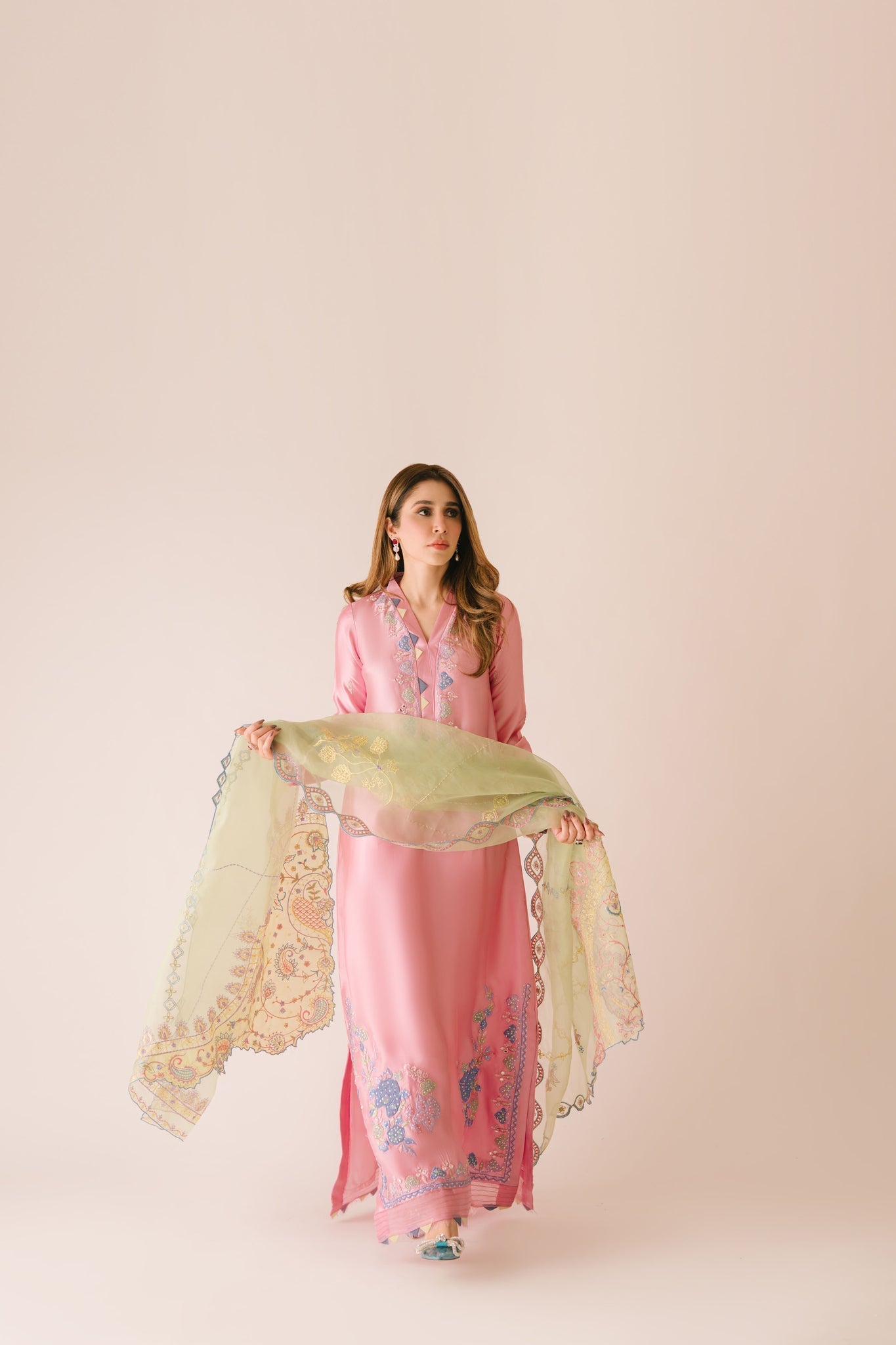 Sammy K | Aadat Festive Edition |Spray Rose - Pakistani Designer Dress - by Sammy K - Type : Ladies Clothes - 100% Original at Saira Sultan