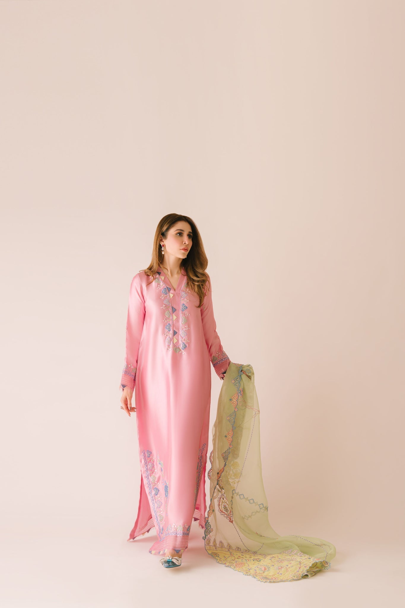 Sammy K | Aadat Festive Edition |Spray Rose - Pakistani Designer Dress - by Sammy K - Type : Ladies Clothes - 100% Original at Saira Sultan