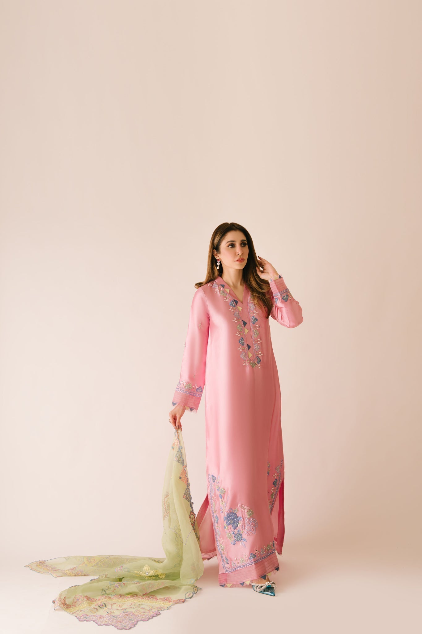 Sammy K | Aadat Festive Edition |Spray Rose - Pakistani Designer Dress - by Sammy K - Type : Ladies Clothes - 100% Original at Saira Sultan