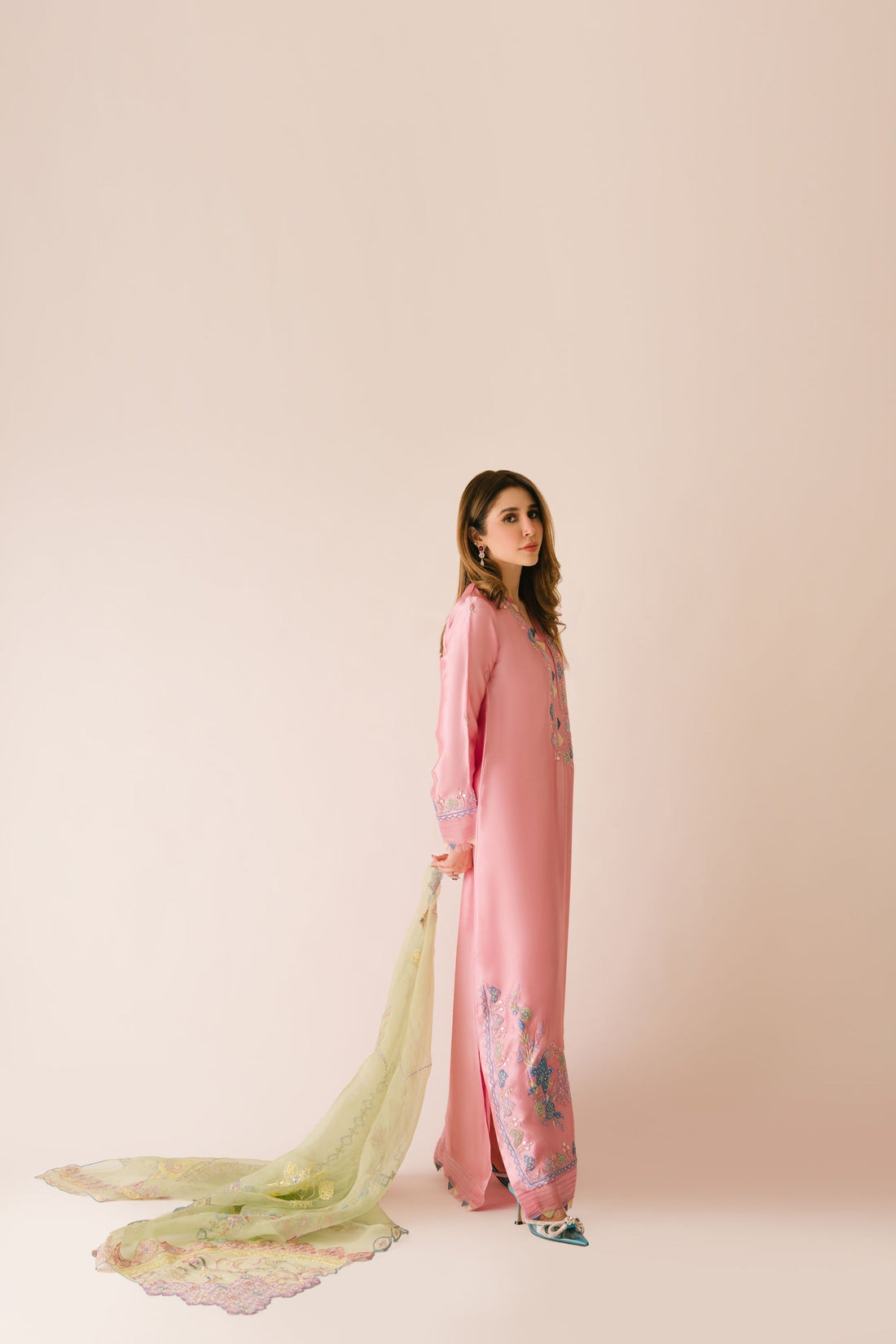 Sammy K | Aadat Festive Edition |Spray Rose - Pakistani Designer Dress - by Sammy K - Type : Ladies Clothes - 100% Original at Saira Sultan