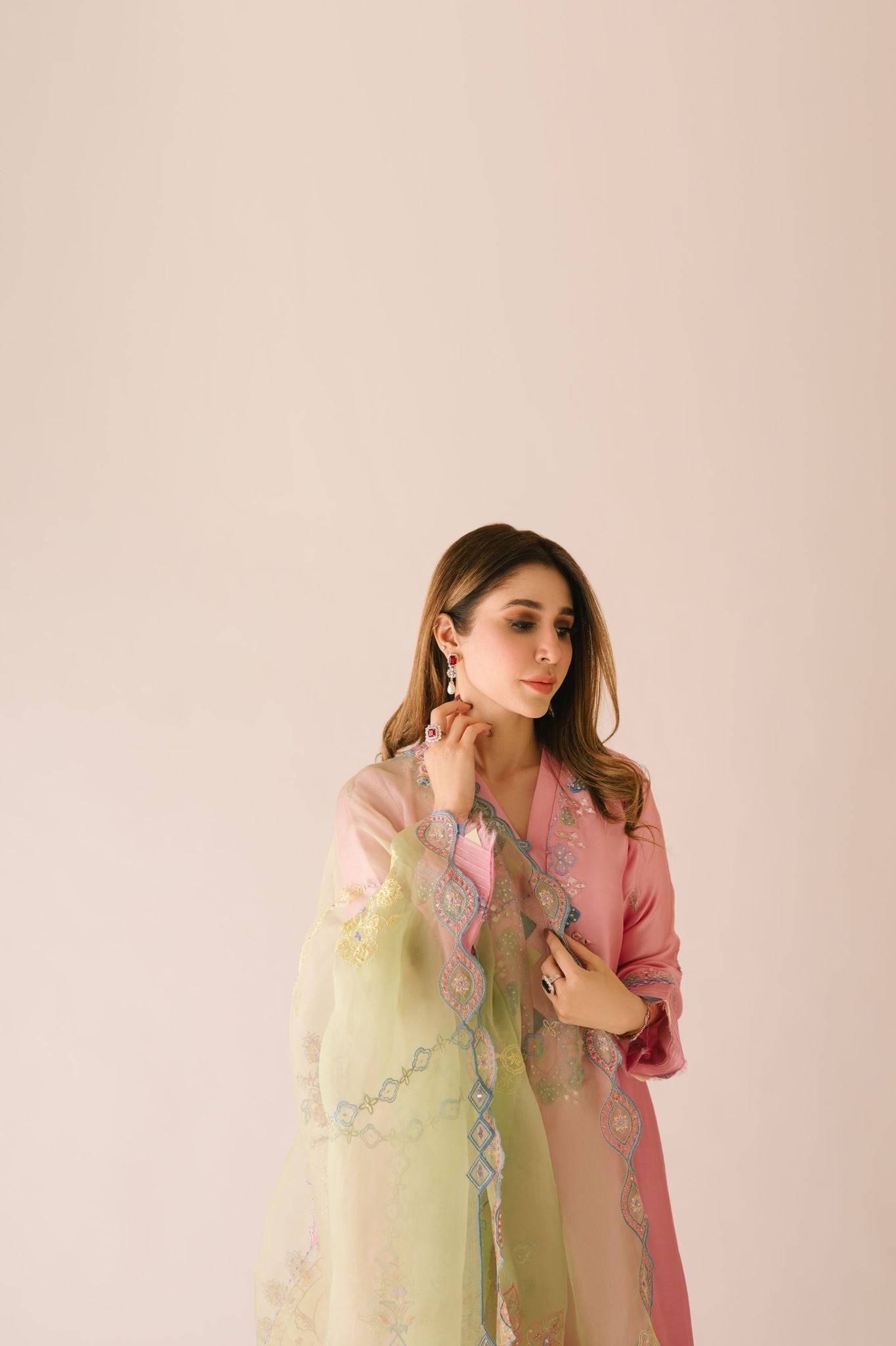 Sammy K | Aadat Festive Edition |Spray Rose - Pakistani Designer Dress - by Sammy K - Type : Ladies Clothes - 100% Original at Saira Sultan