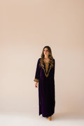 Sammy K | Velvet Festive Edit | Purple Velvet Maxi Outfit
