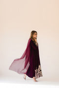 Sammy K | Velvet Festive Edit | Burgundy velvet monument outfit S Burgundy Velvet