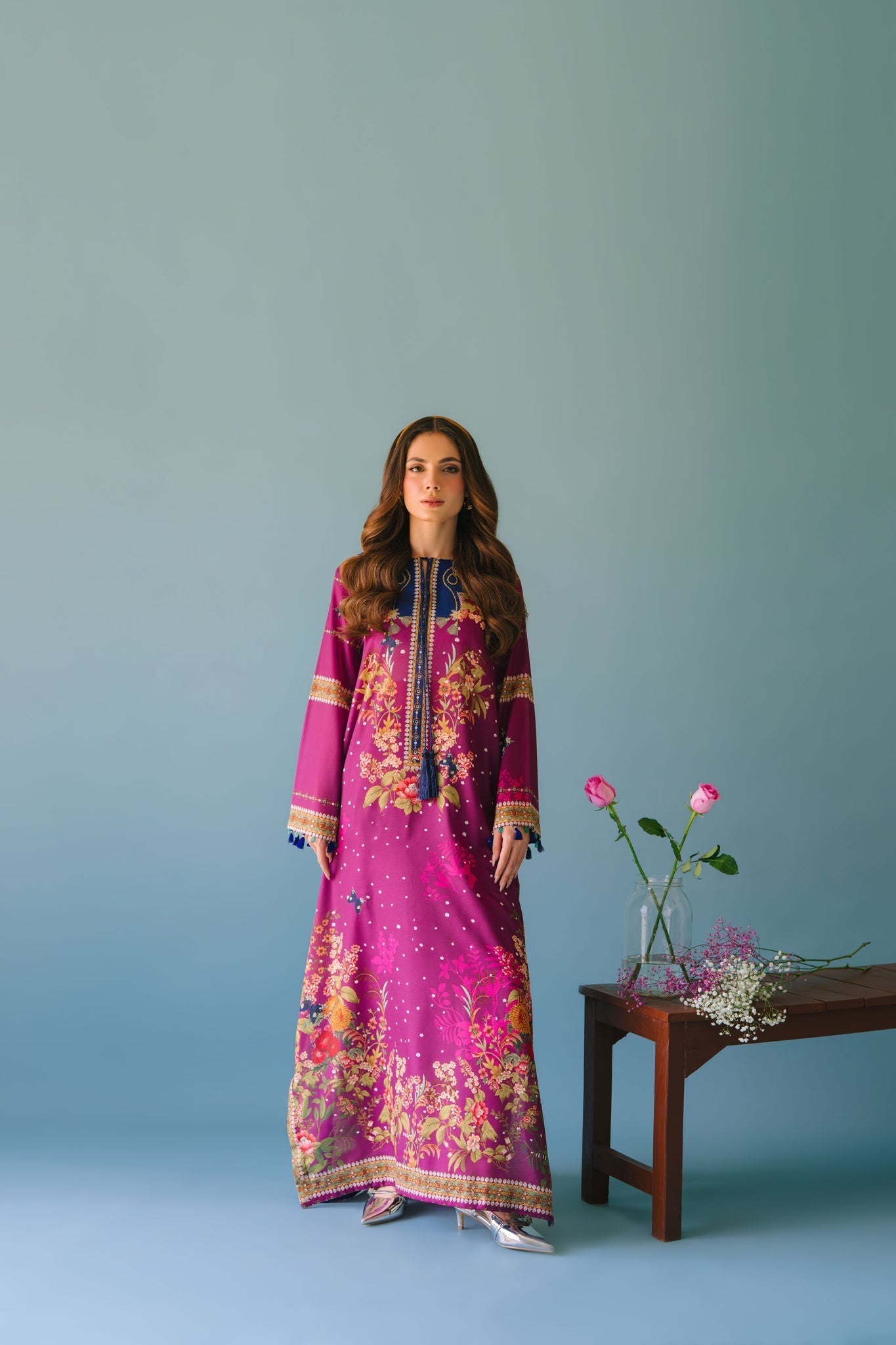 Sammy K | Lawn Pret 25 | Evening Rose - Pakistani Designer Dress - by Sammy K - Type : Ladies Clothes - 100% Original at Saira Sultan