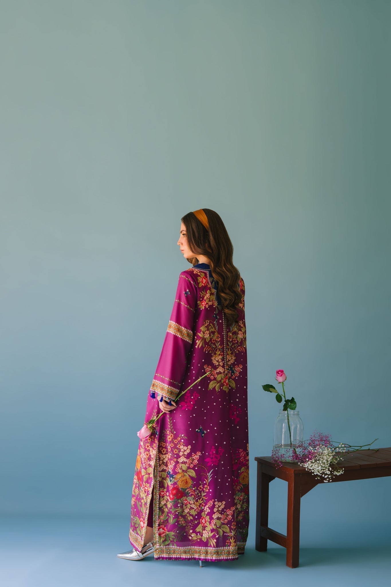 Sammy K | Lawn Pret 25 | Evening Rose - Pakistani Designer Dress - by Sammy K - Type : Ladies Clothes - 100% Original at Saira Sultan